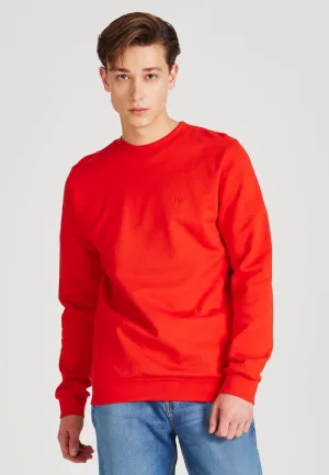 Sweatshirt CANTON organic cotton -Lava Red Givn Berlin