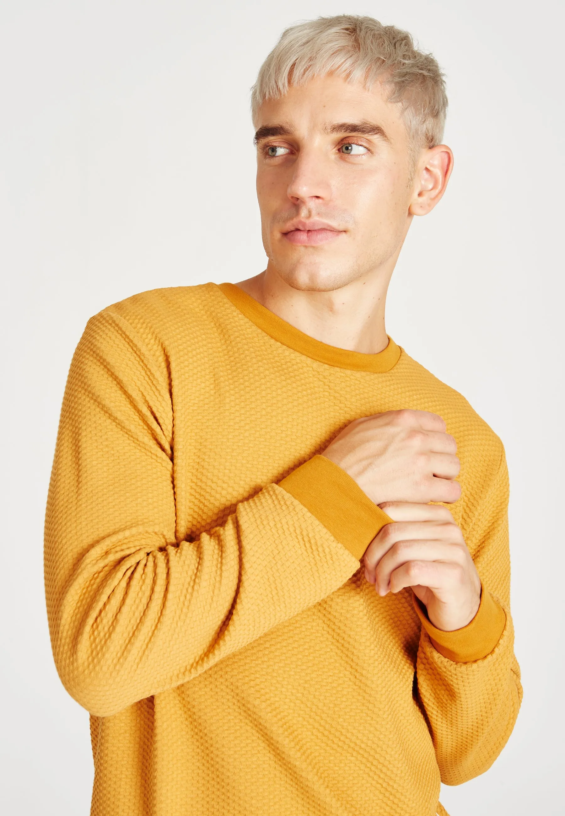 Sweatshirt CANTON organic cotton - Pecan (Waffle) Givn Berlin