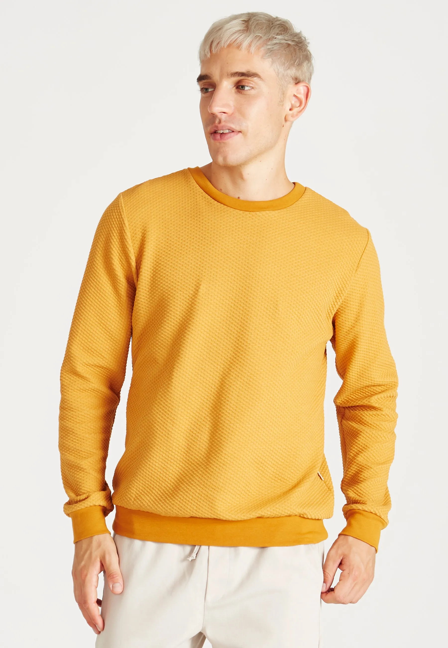 Sweatshirt CANTON organic cotton - Pecan (Waffle) Givn Berlin