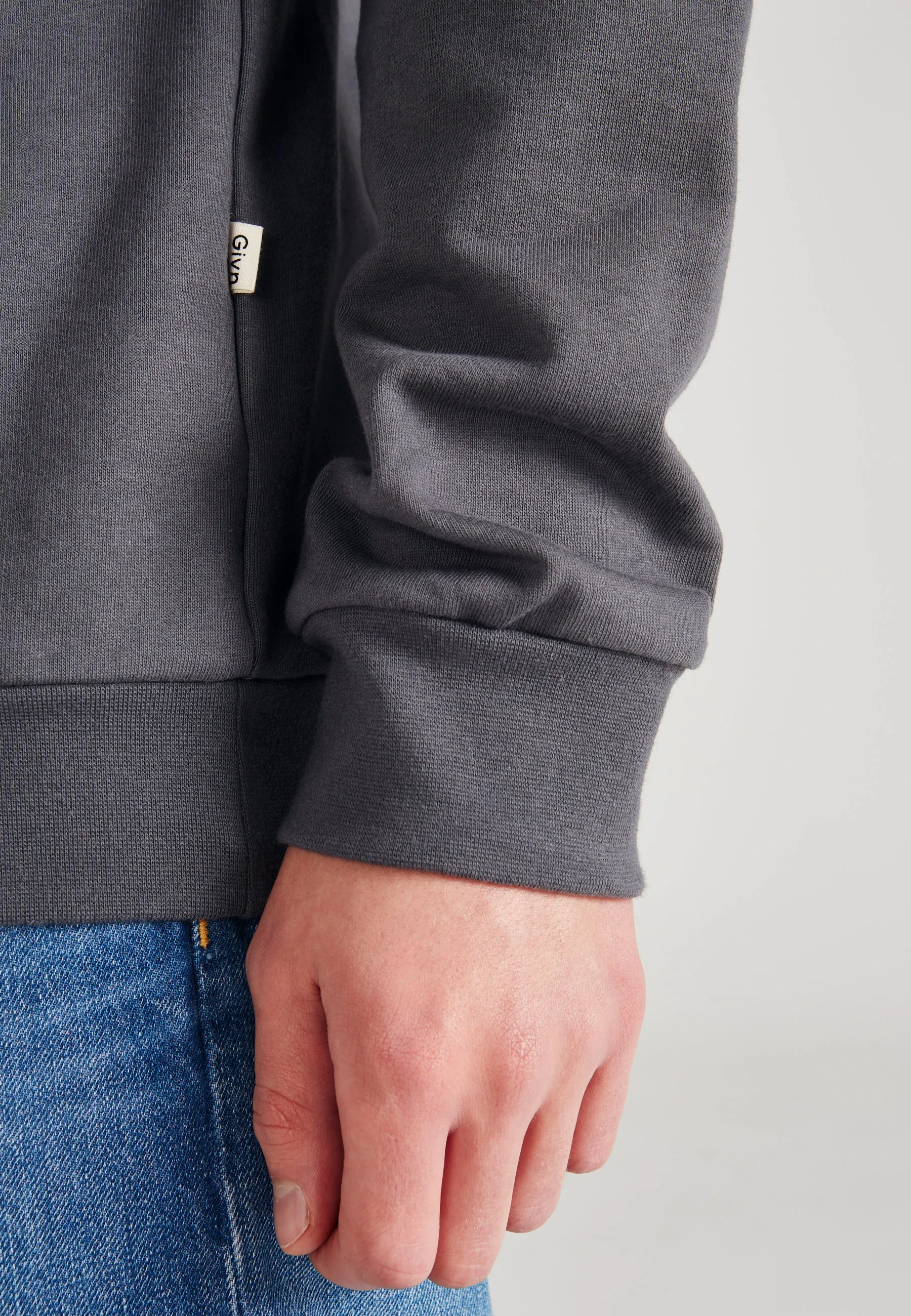 Sweatshirt CANTON organic cotton - Shadow Grey Givn Berlin