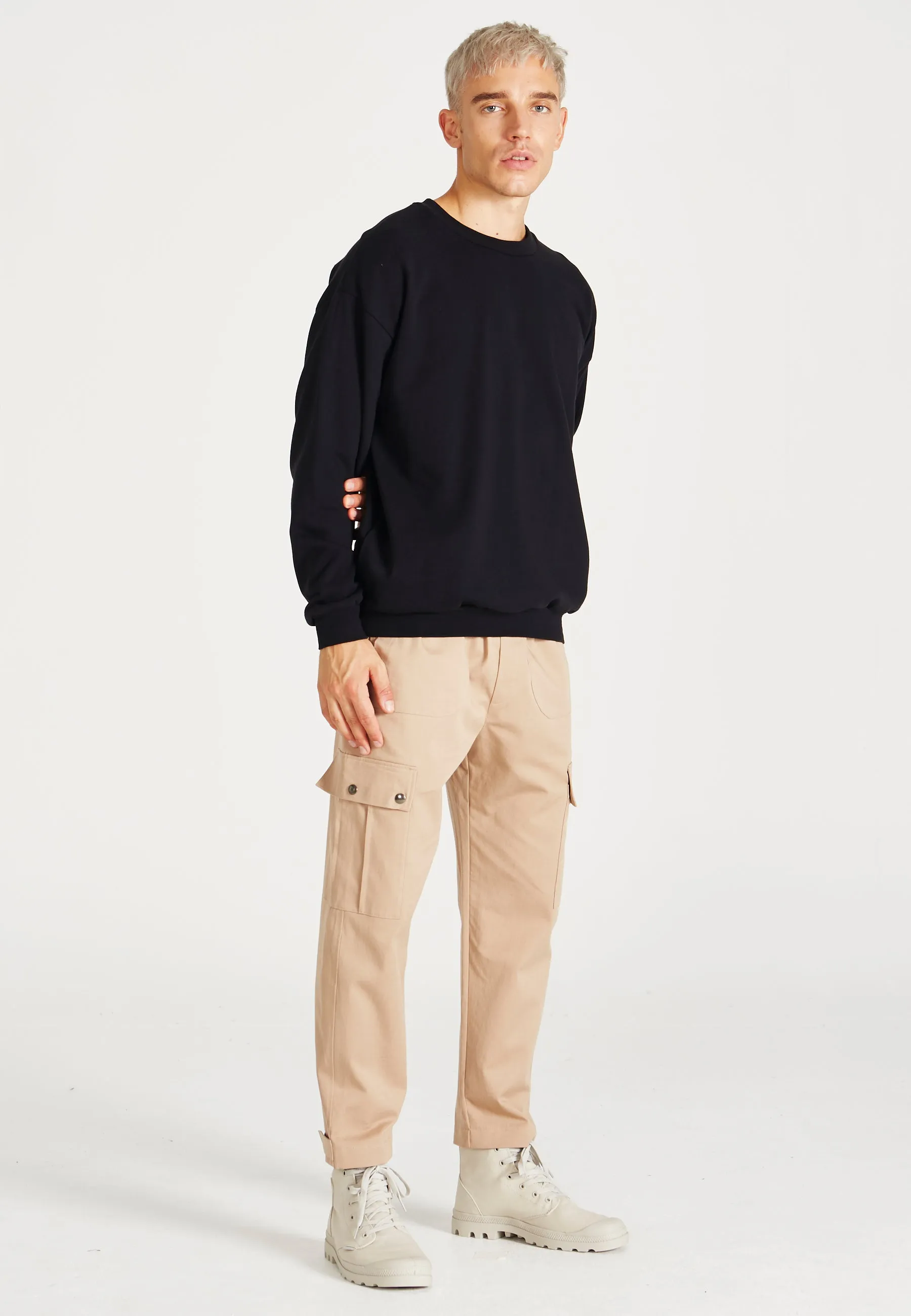 Sweatshirt EDWARD organic cotton - Black Givn Berlin