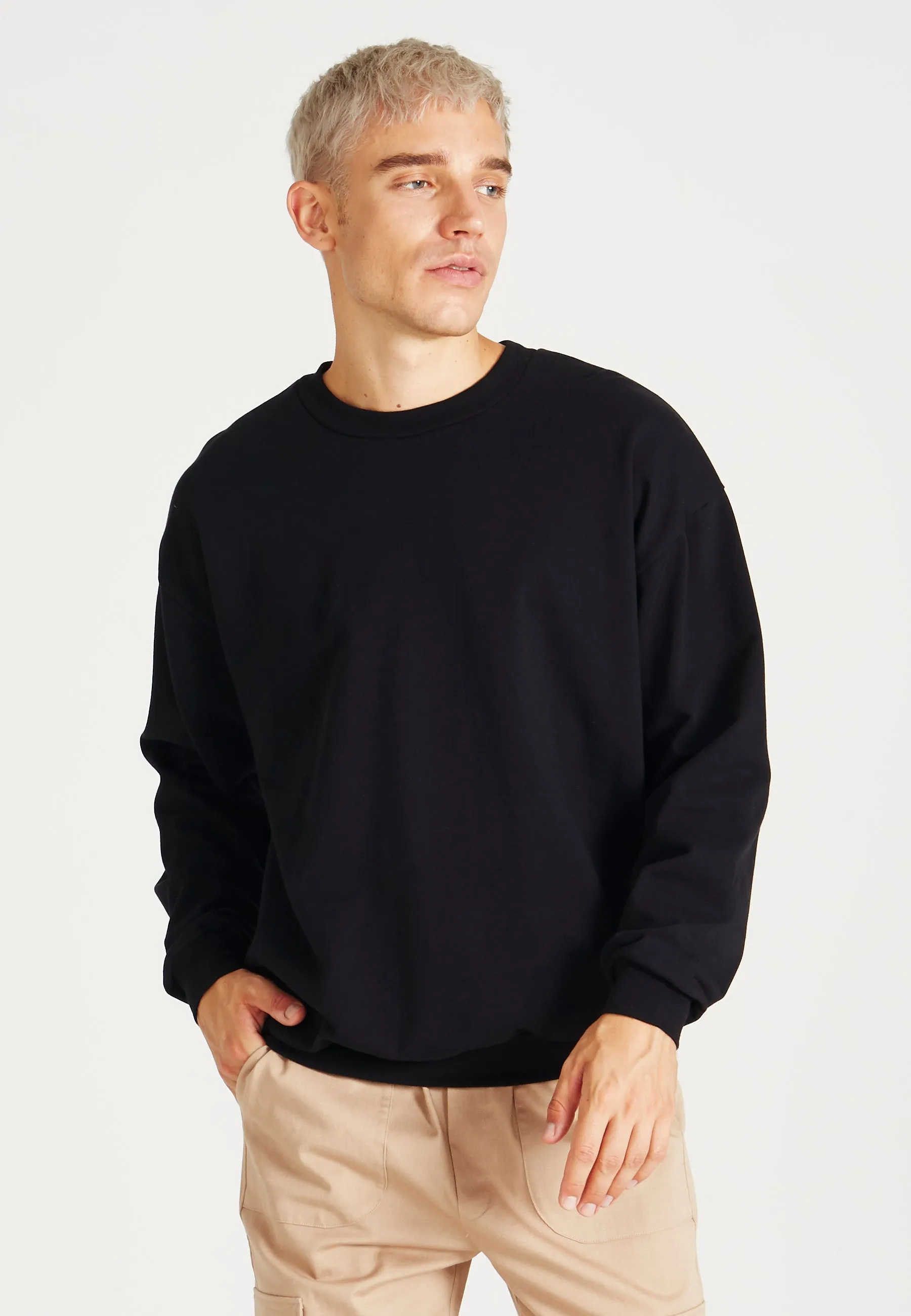 Sweatshirt EDWARD organic cotton - Black Givn Berlin