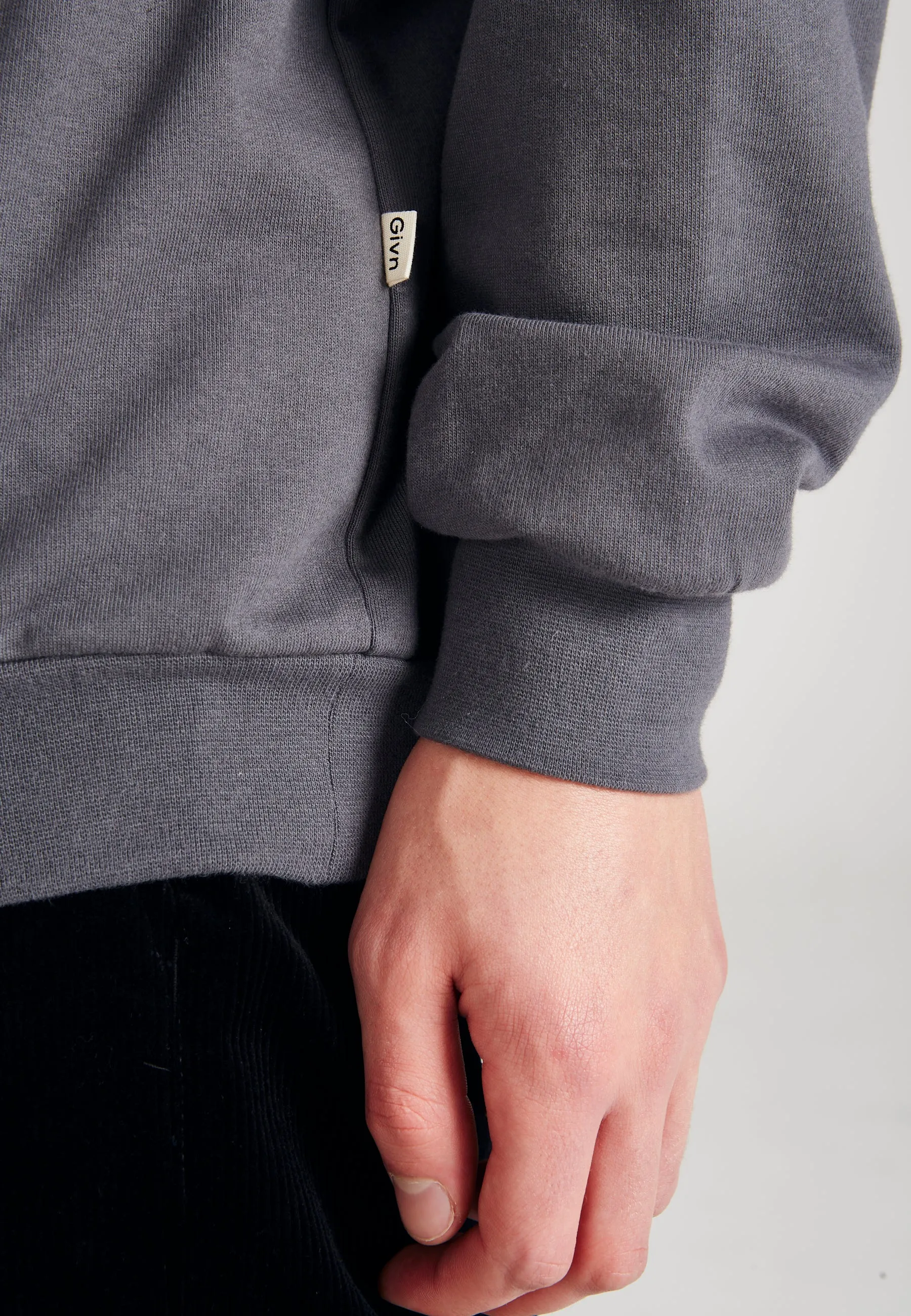 Sweatshirt KILIAN organic cotton - Shadow Grey Givn Berlin