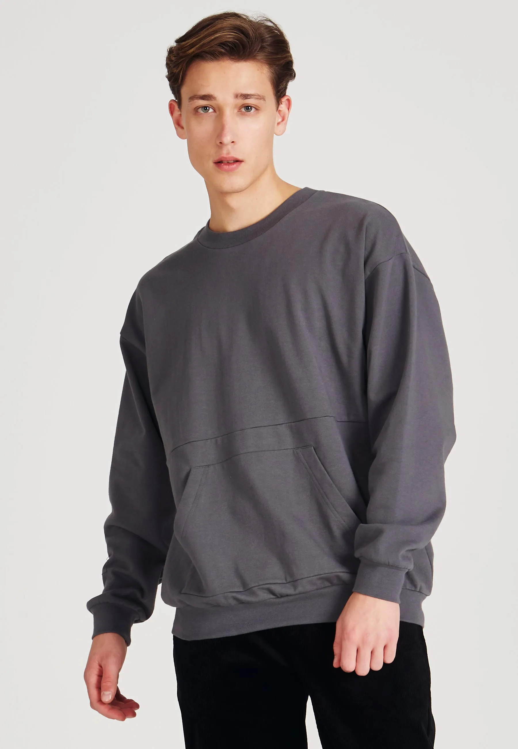 Sweatshirt KILIAN organic cotton - Shadow Grey Givn Berlin