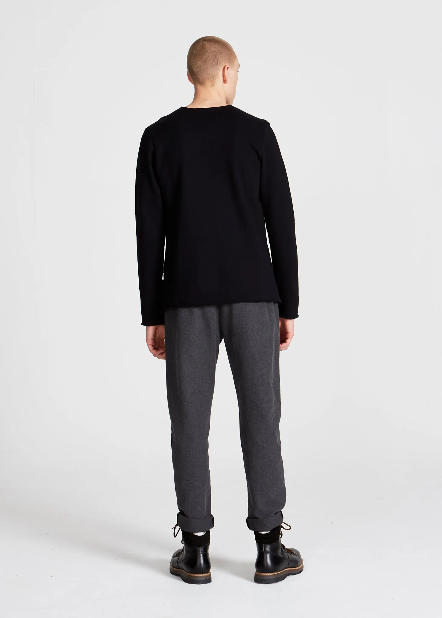 Sweatshirt MANU organic cotton - Black Givn Berlin
