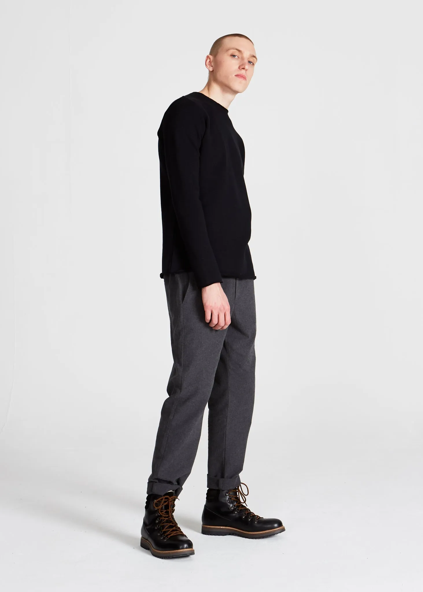 Sweatshirt MANU organic cotton - Black Givn Berlin