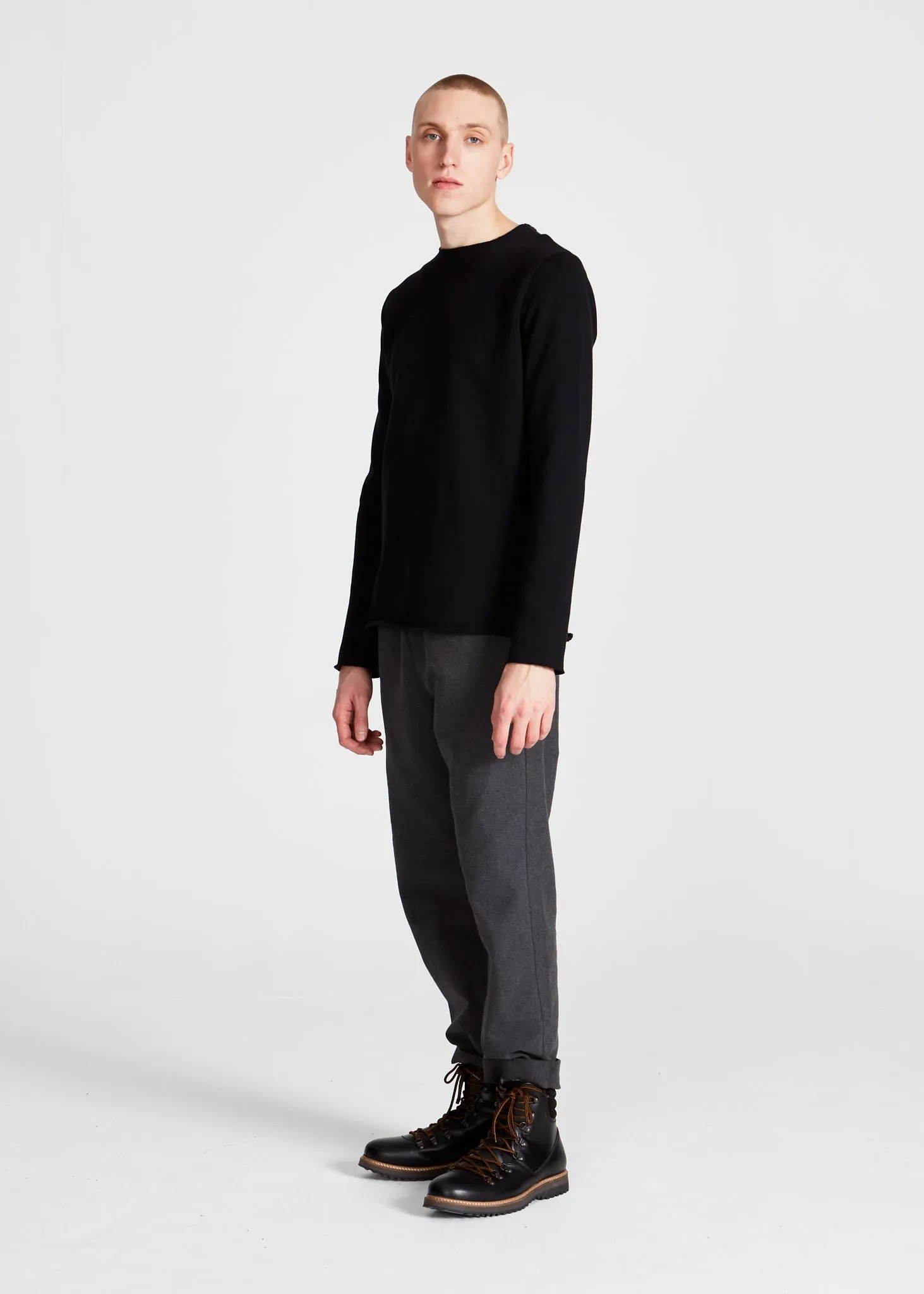Sweatshirt MANU organic cotton - Black Givn Berlin