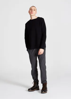 Sweatshirt MANU organic cotton - Black (Rib) Givn Berlin