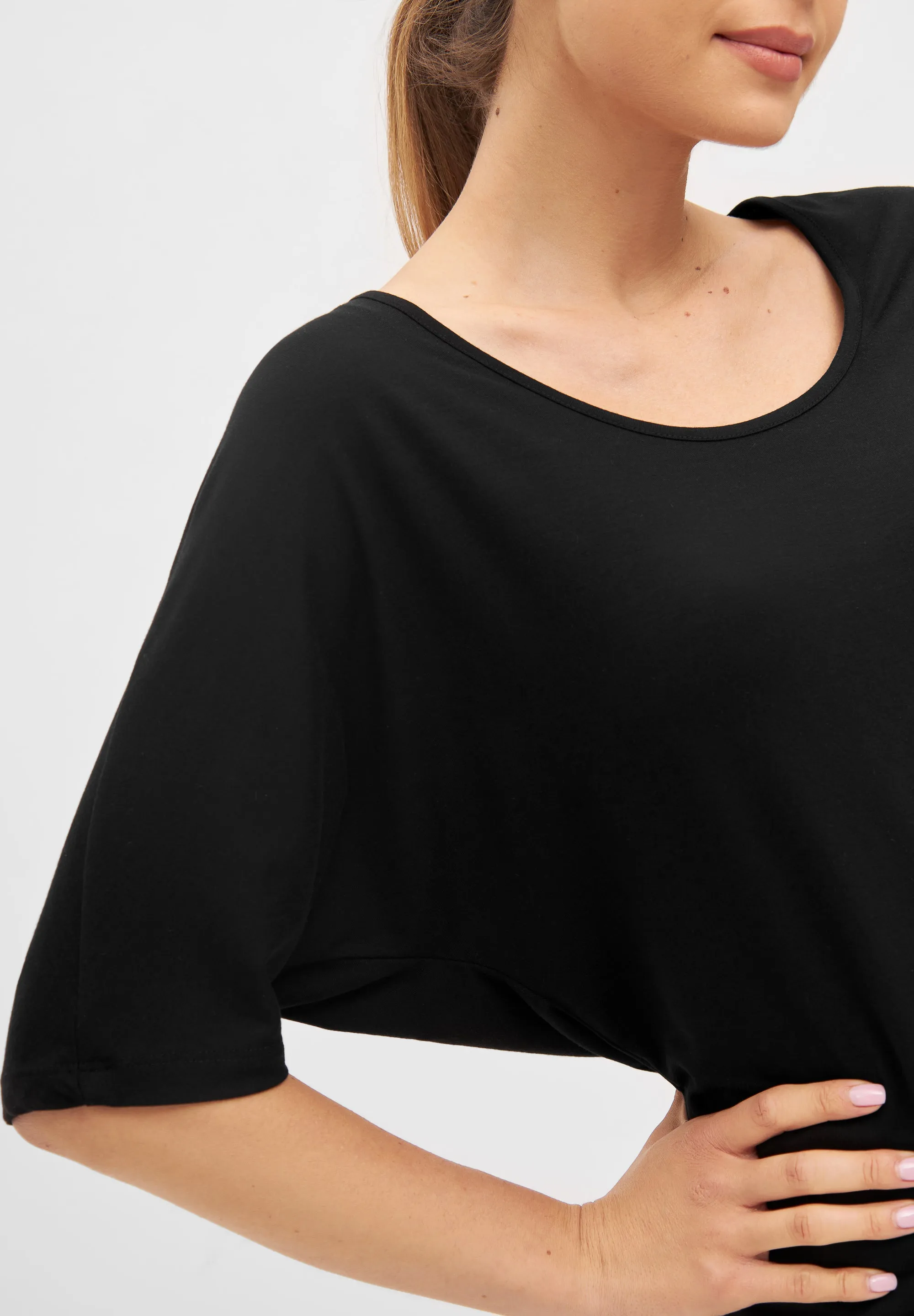 T-shirt ALICE in TENCEL™ Lyocell - Black (Tencel) Givn Berlin
