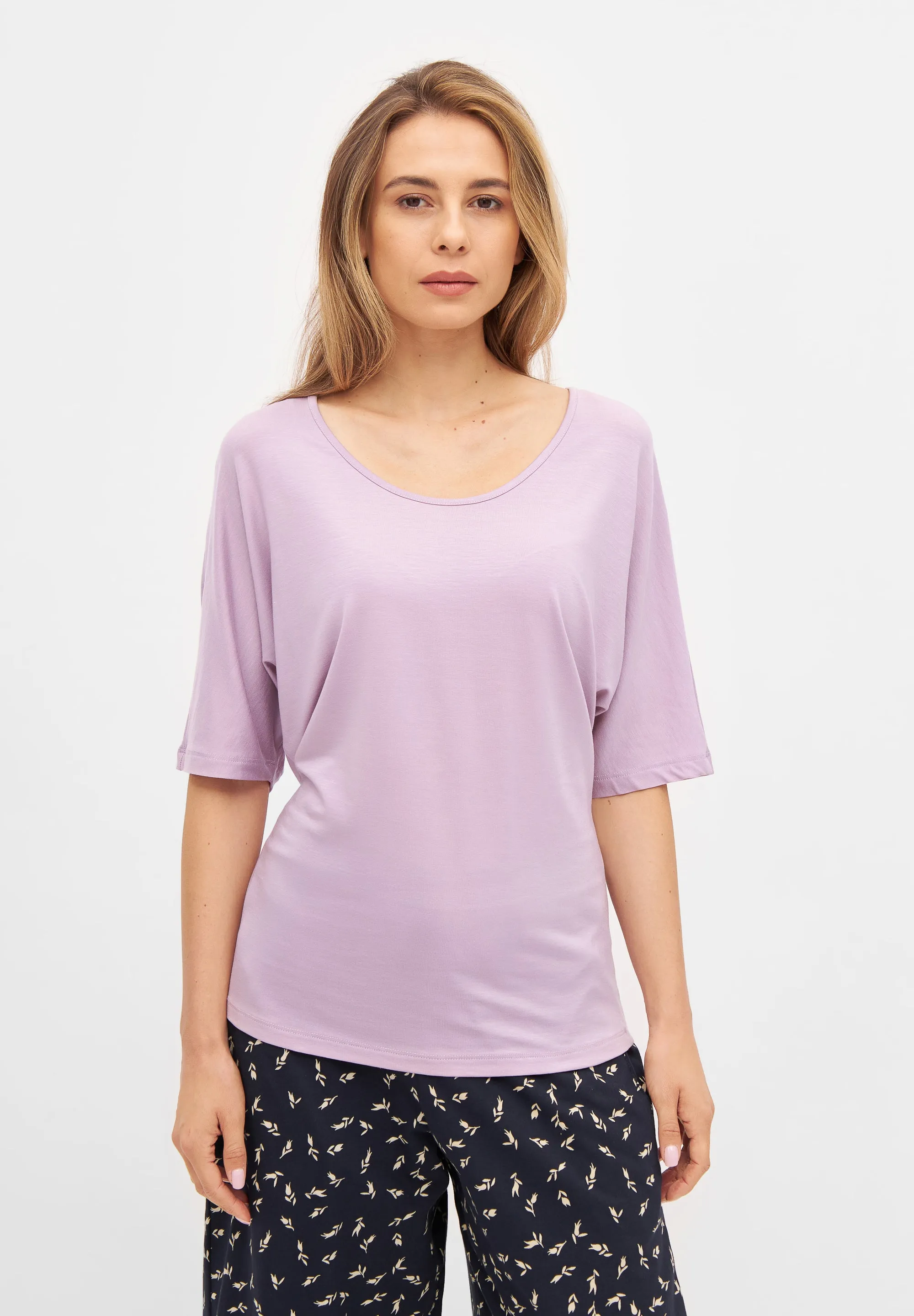 T-shirt ALICE in TENCEL™ Lyocell - Misty Lavender (Tencel) Givn Berlin