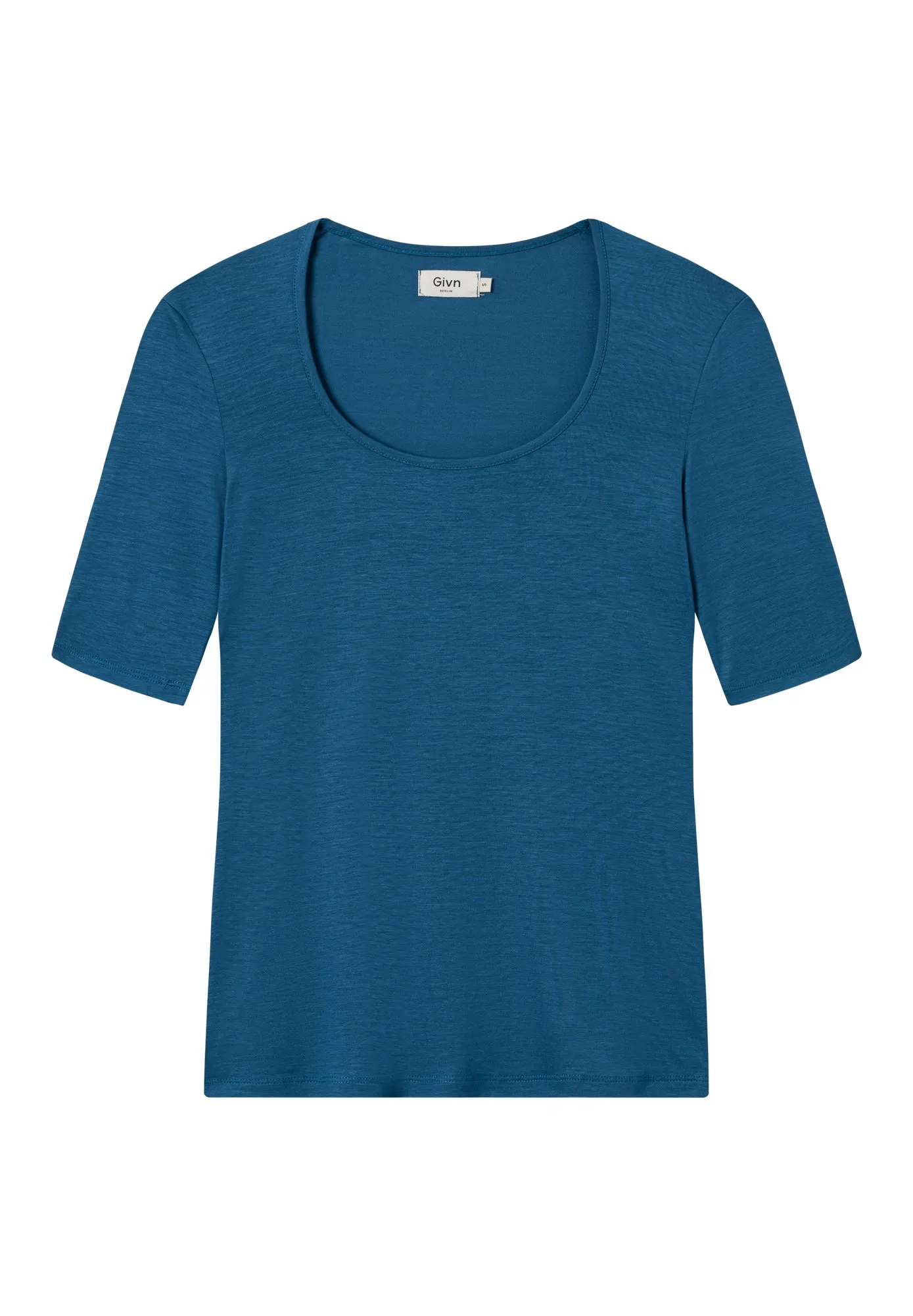 T-shirt ANN in TENCEL™ Lyocell - Moroccan Blue (Tencel) Givn Berlin
