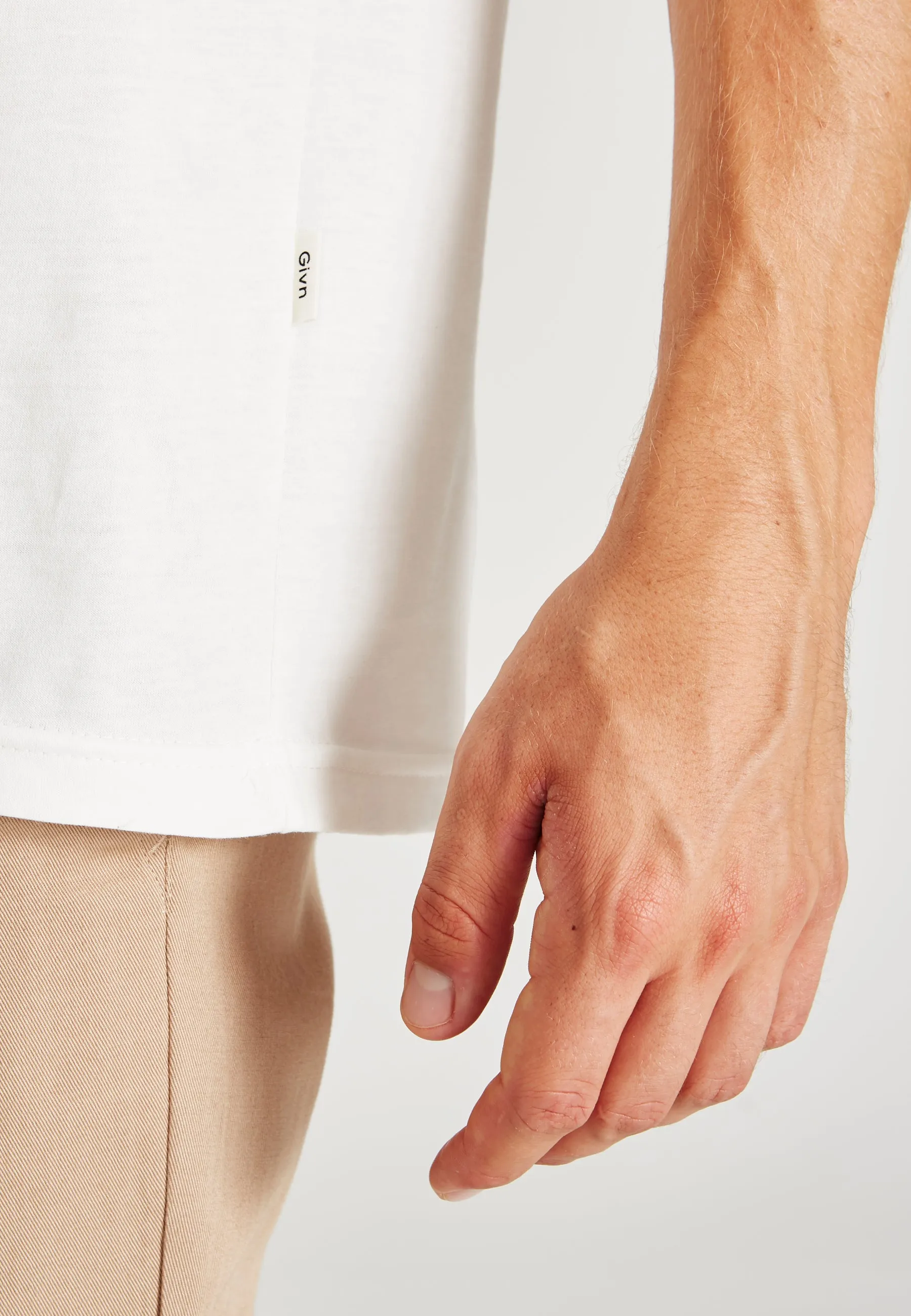 T-shirt COLBY (avocado) organic cotton - White Givn Berlin