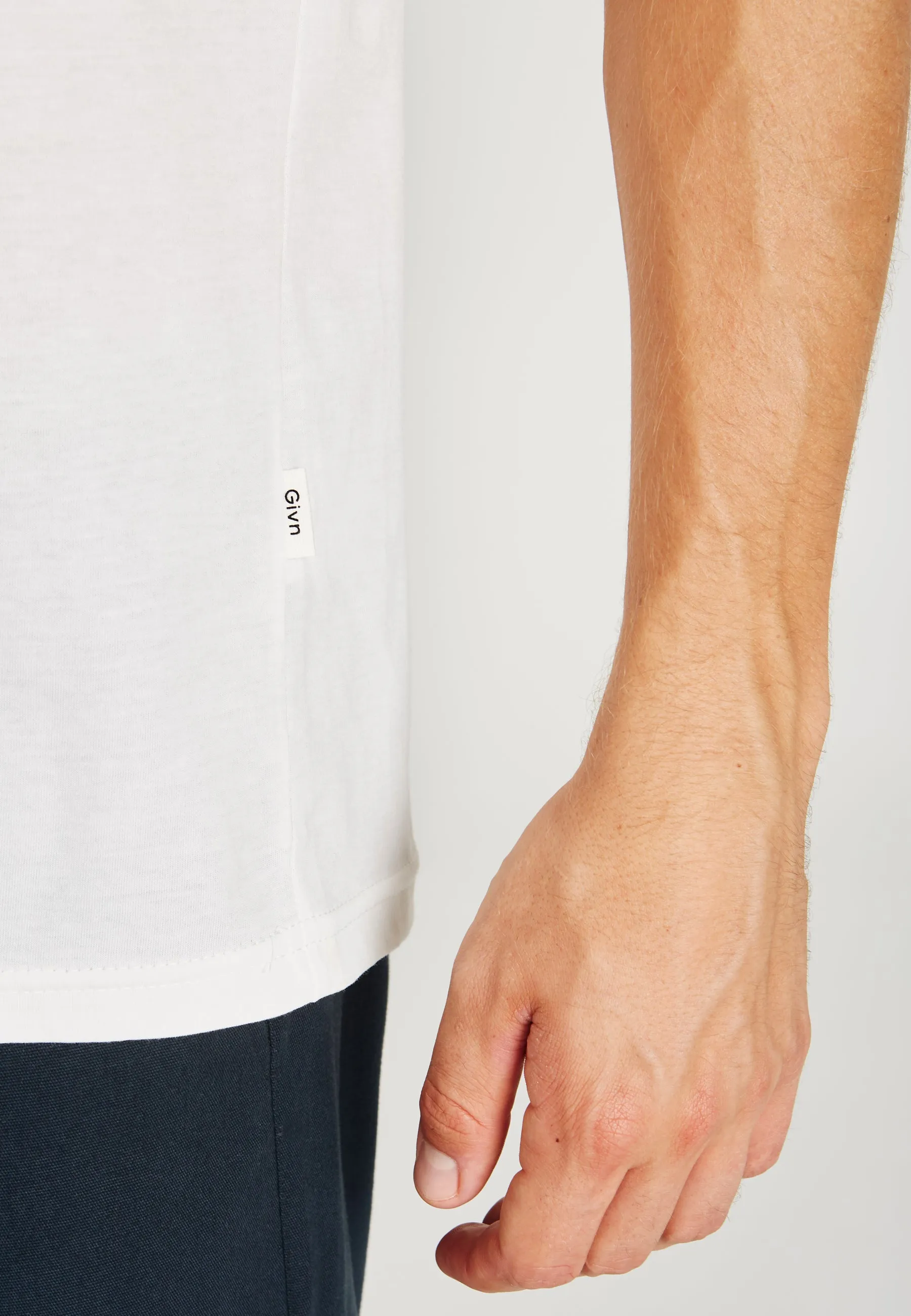 T-shirt COLBY (Boat) organic cotton - White Givn Berlin