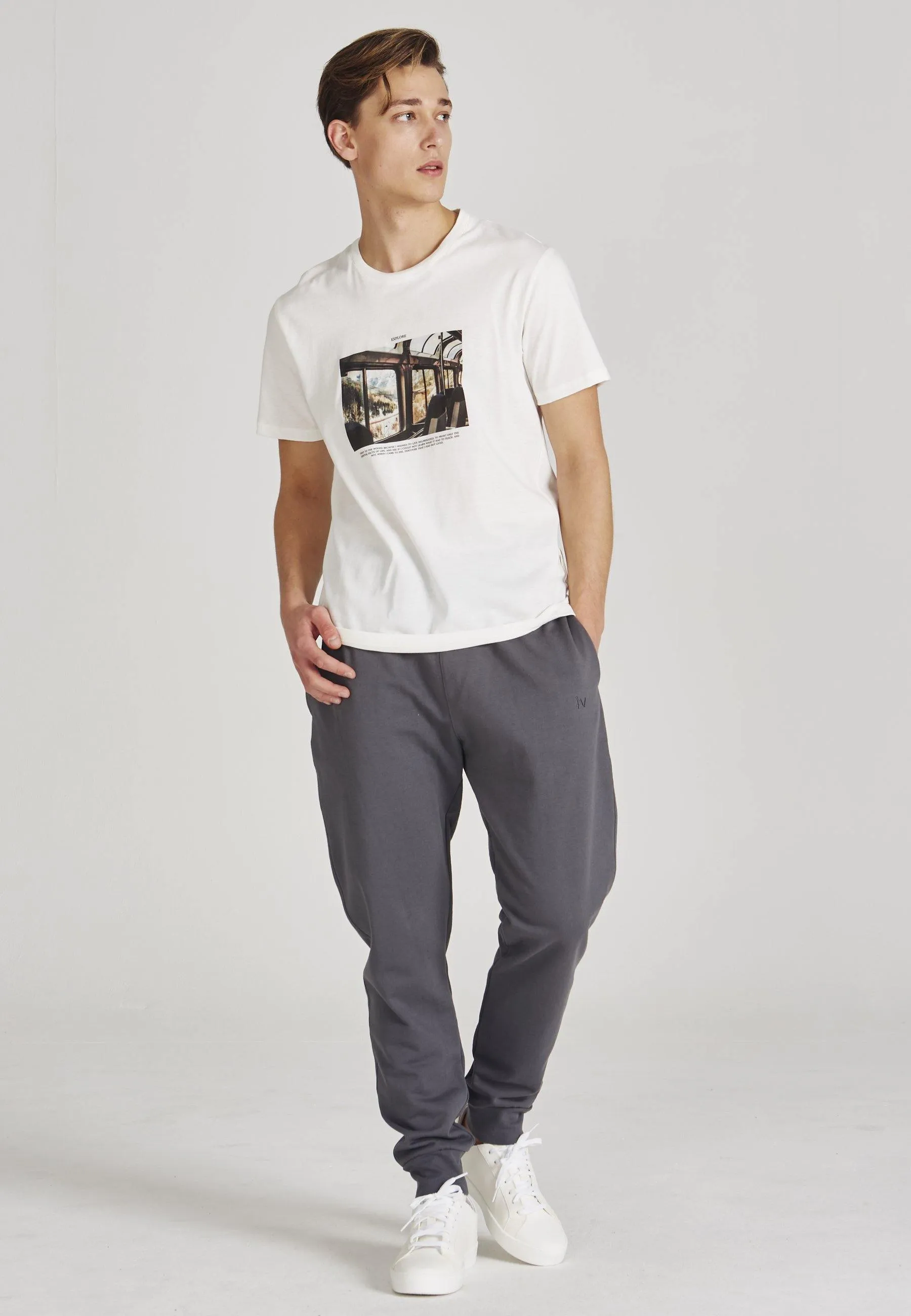 T-shirt COLBY (Explore) organic cotton - White Givn Berlin