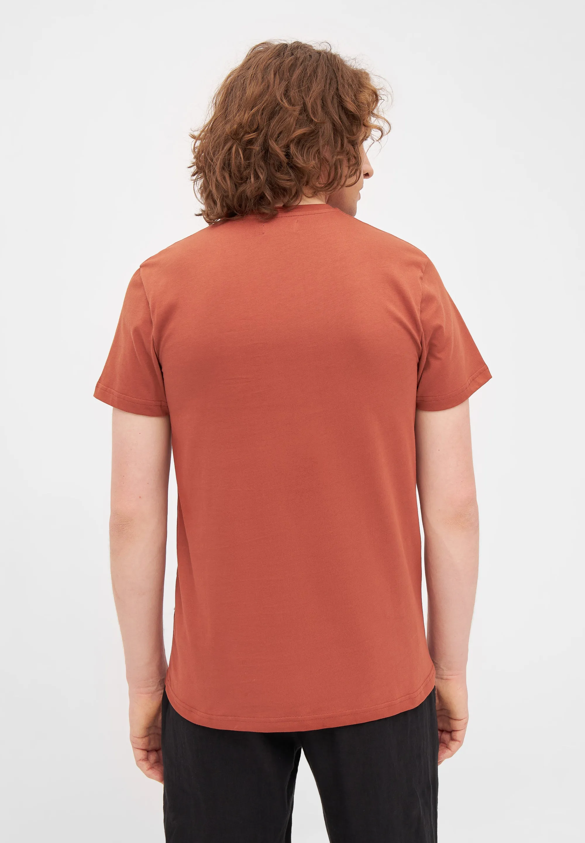 T-shirt COLBY (Forms) organic cotton - Terracotta Givn Berlin