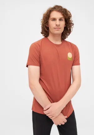 T-shirt COLBY (Forms) organic cotton - Terracotta Givn Berlin