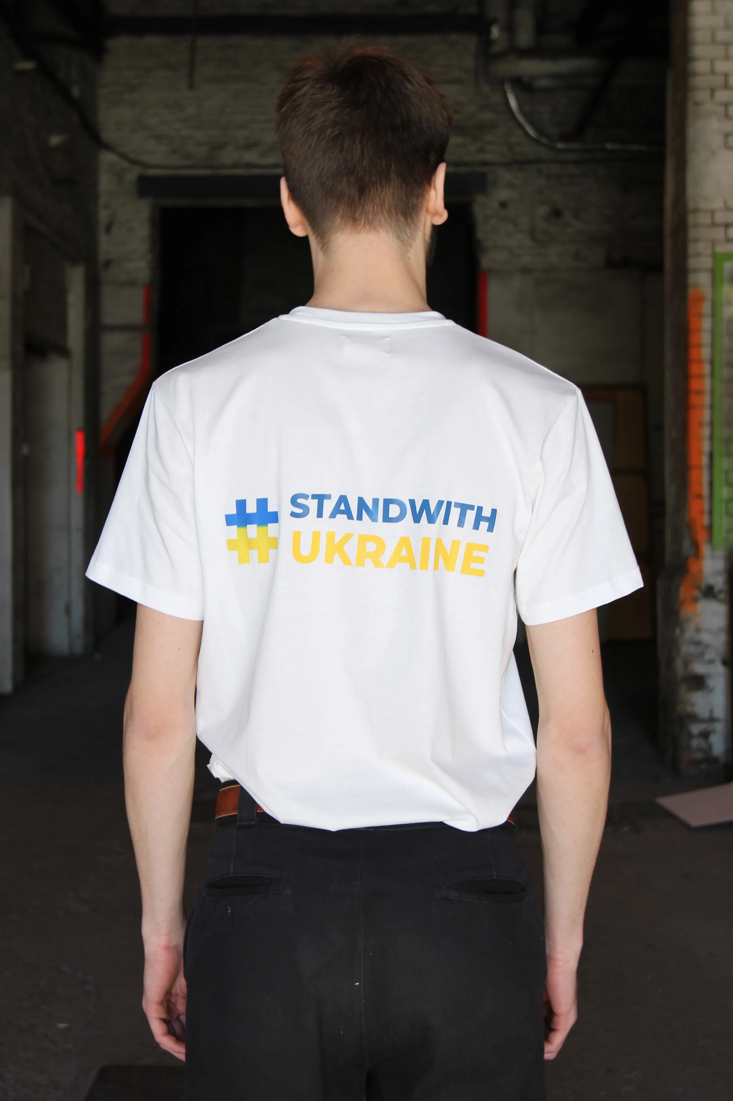 T-shirt COLBY (Peace) organic cotton - White Givn Berlin