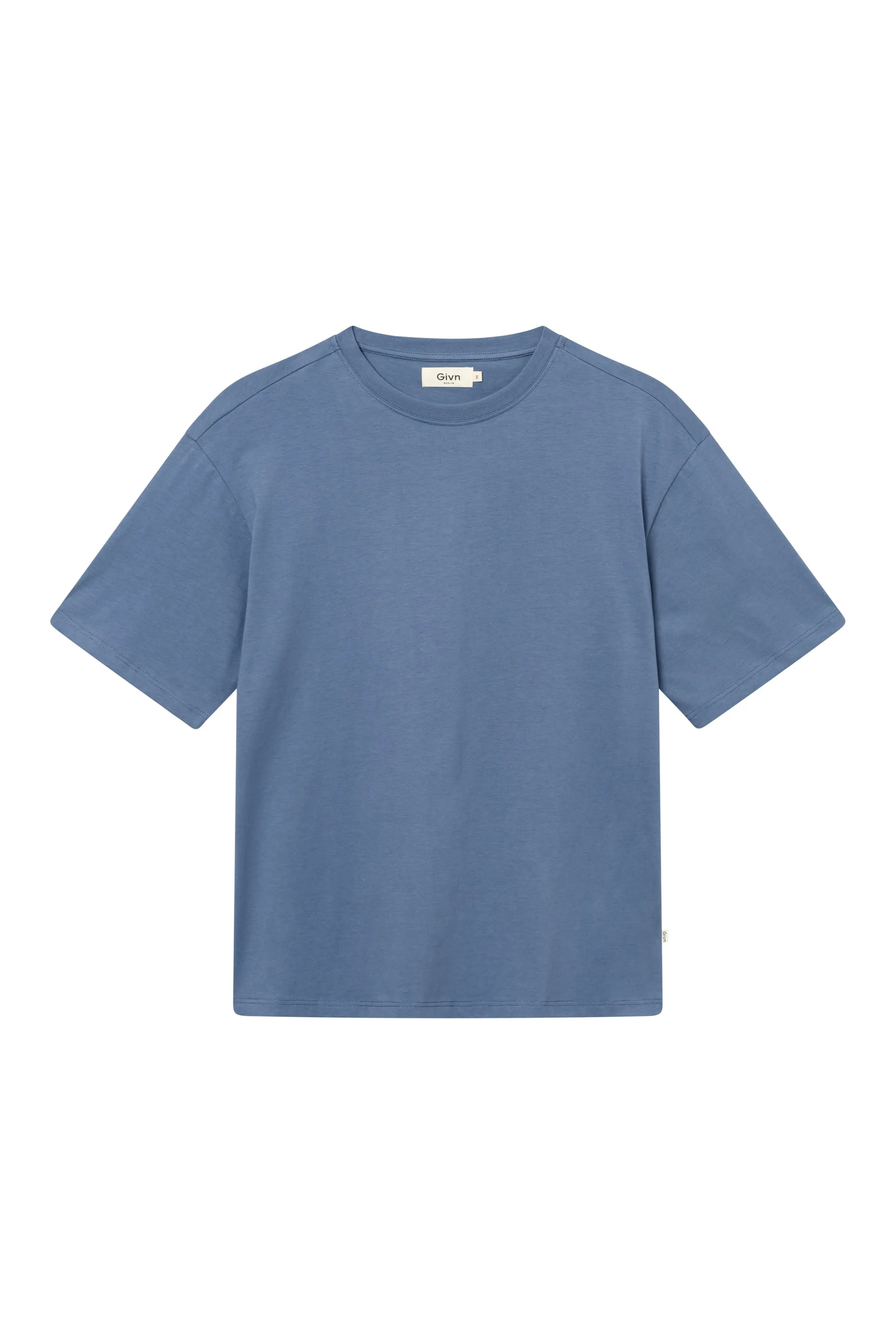T-shirt GBCLIFF Relaxed Fit Made From Organic Cotton - Steel Blue Givn Berlin