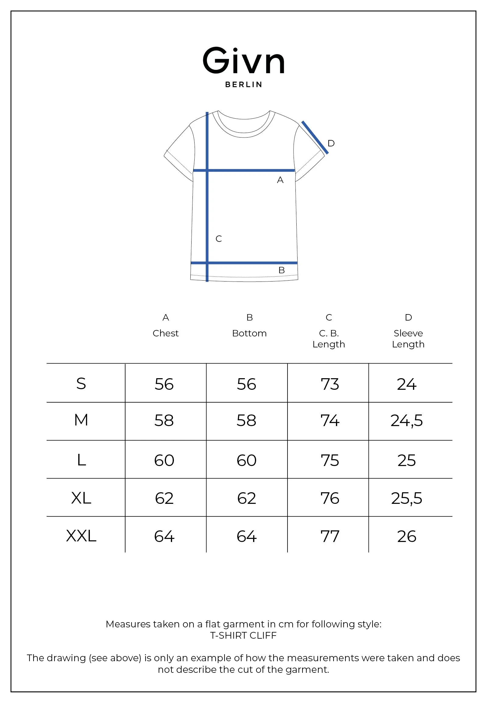 T-shirt GBCLIFF Relaxed Fit Made From Organic Cotton - White Givn Berlin
