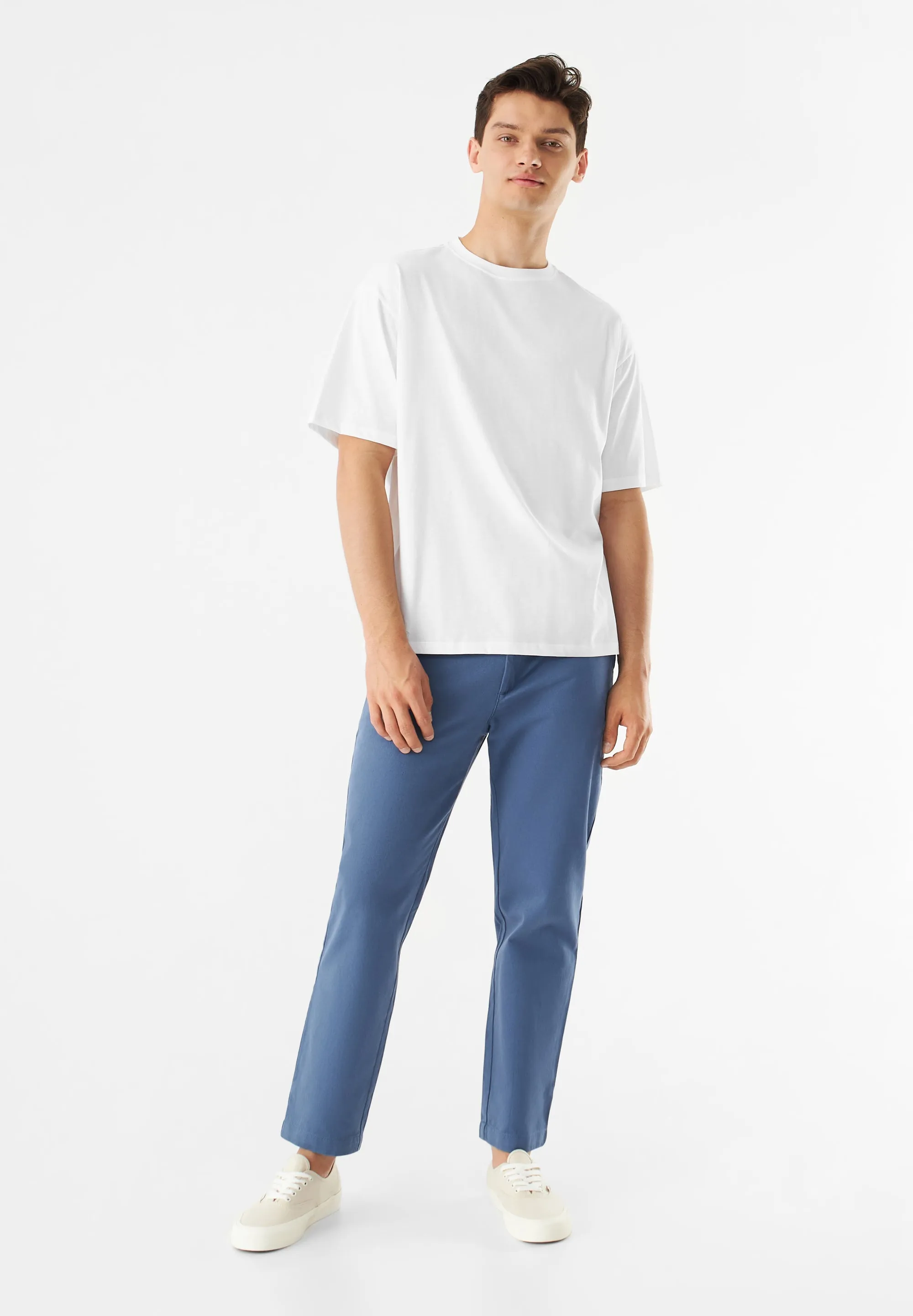 T-shirt GBCLIFF Relaxed Fit Made From Organic Cotton - White Givn Berlin