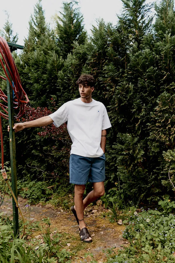T-shirt GBCLIFF (Sun) Relaxed Fit Made From Organic Cotton - White Givn Berlin