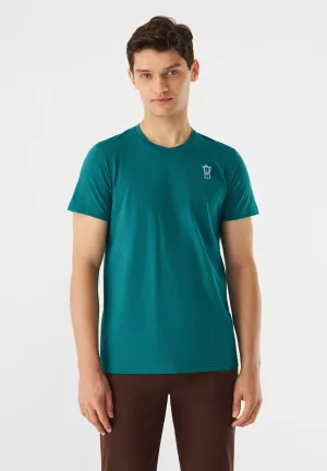 T-shirt GBCOLBY (Coffee) Made From Organic Cotton - Malachite Green Givn Berlin
