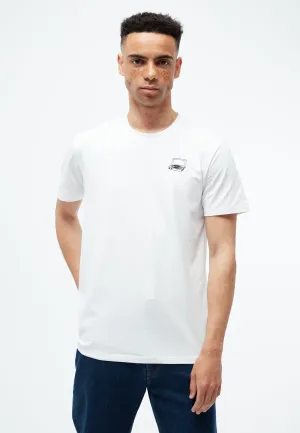 T-shirt GBCOLBY (Recordplayer) made from organic cotton - White Givn Berlin