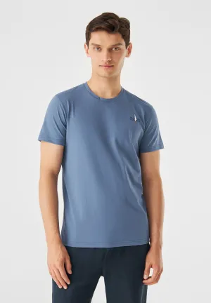 T-shirt GBCOLBY (Sailboat) Made From Organic Cotton - Steel Blue Givn Berlin