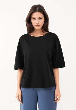 T-shirt GBJOLINA Loose Fit Made From Organic Cotton - Black Givn Berlin