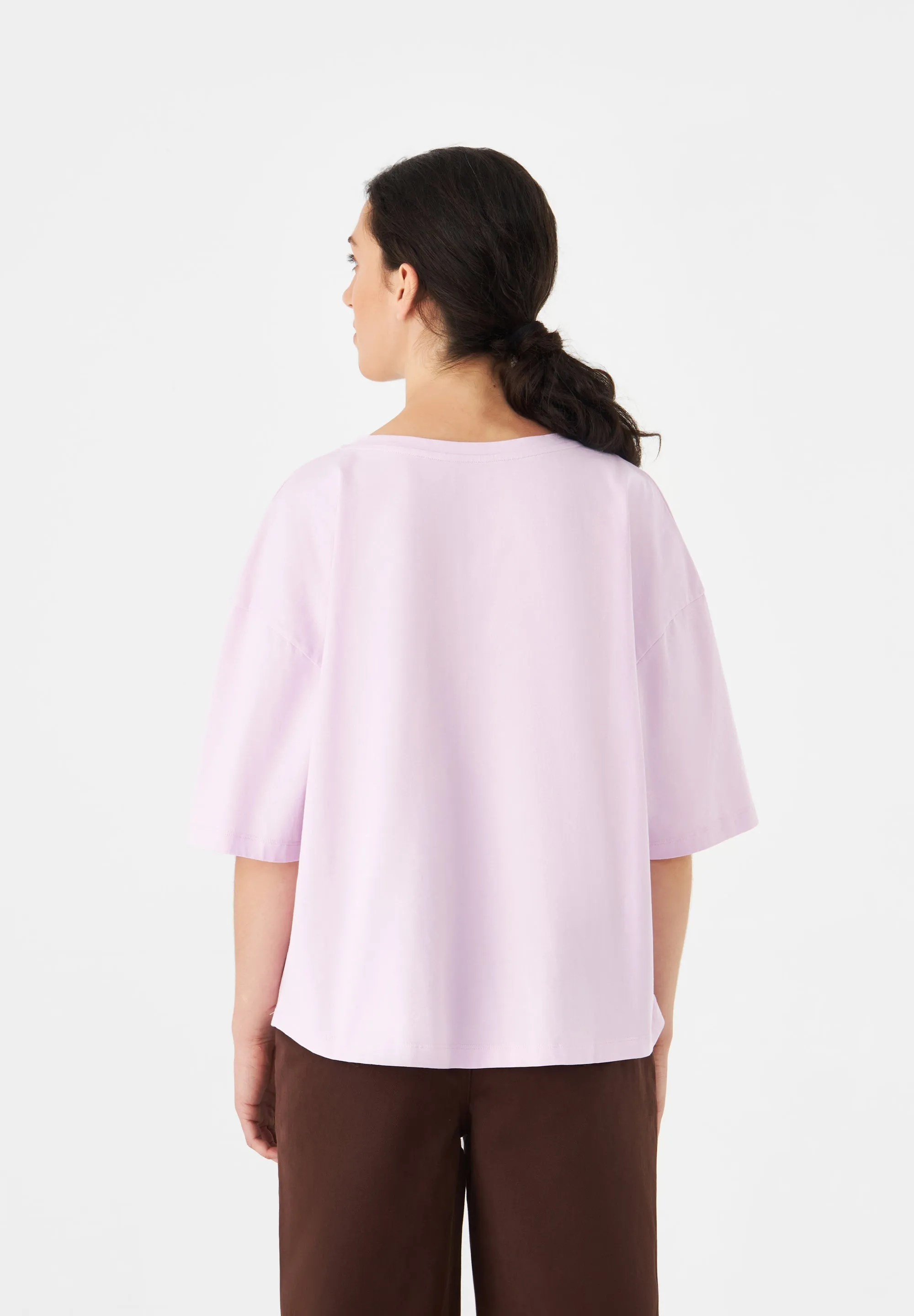 T-shirt GBJOLINA Loose Fit Made From Organic Cotton - Light Pink Givn Berlin