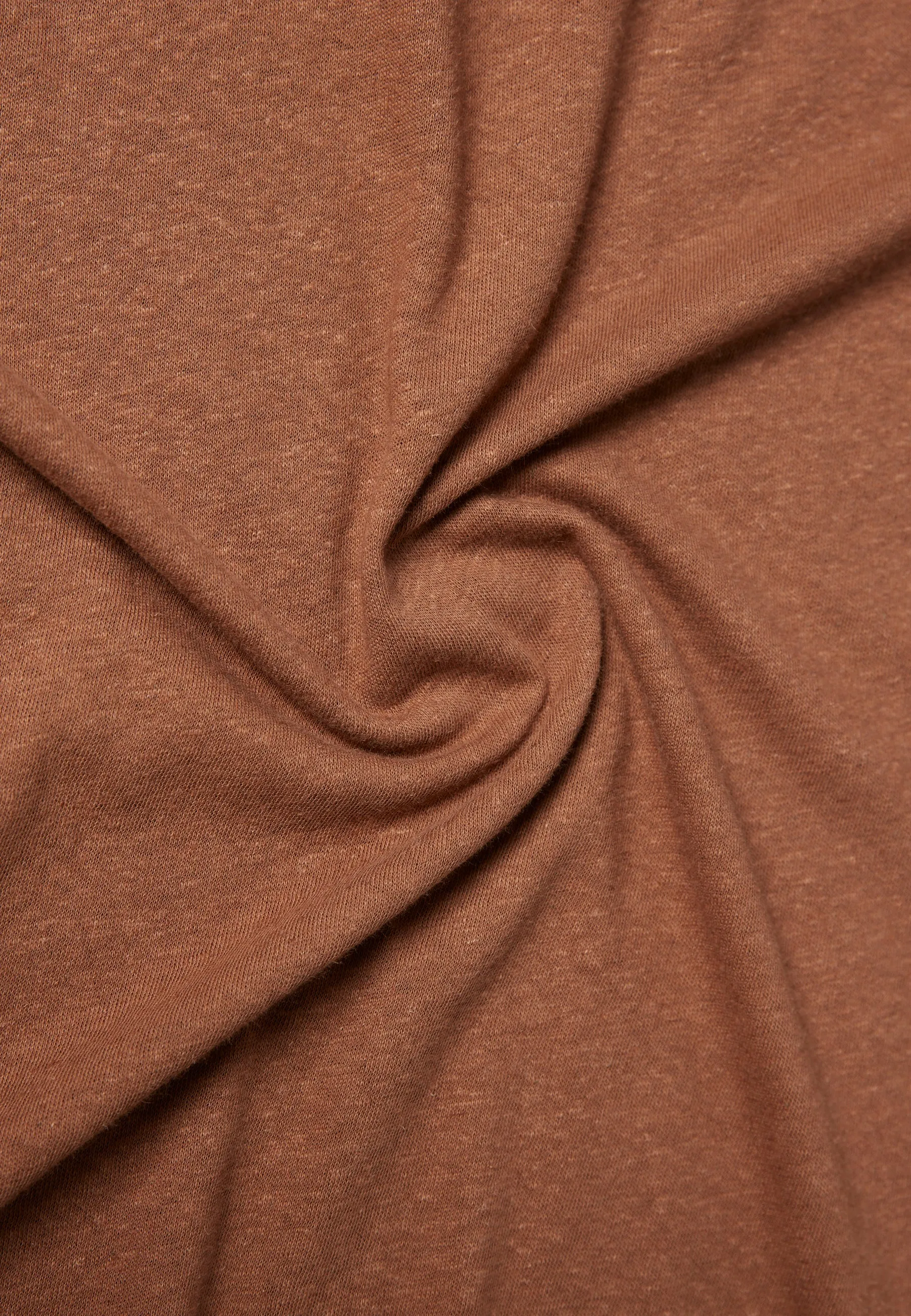 T-shirt GBJULIA in cotton/linen mix - Pecan Brown (Linen) Givn Berlin
