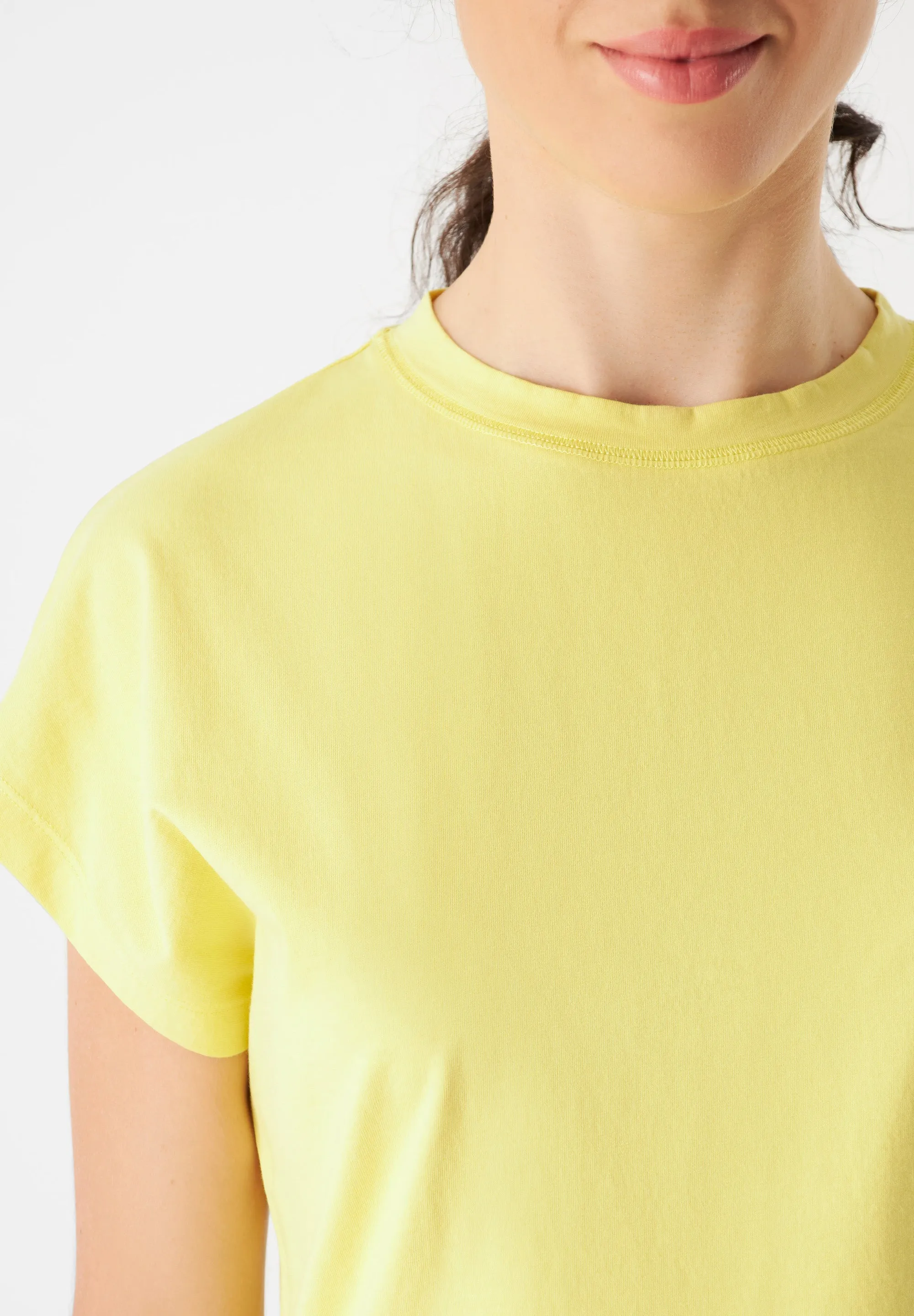 T-shirt GBLAILA Slim Fit Made From Organic Cotton - Lemon Givn Berlin