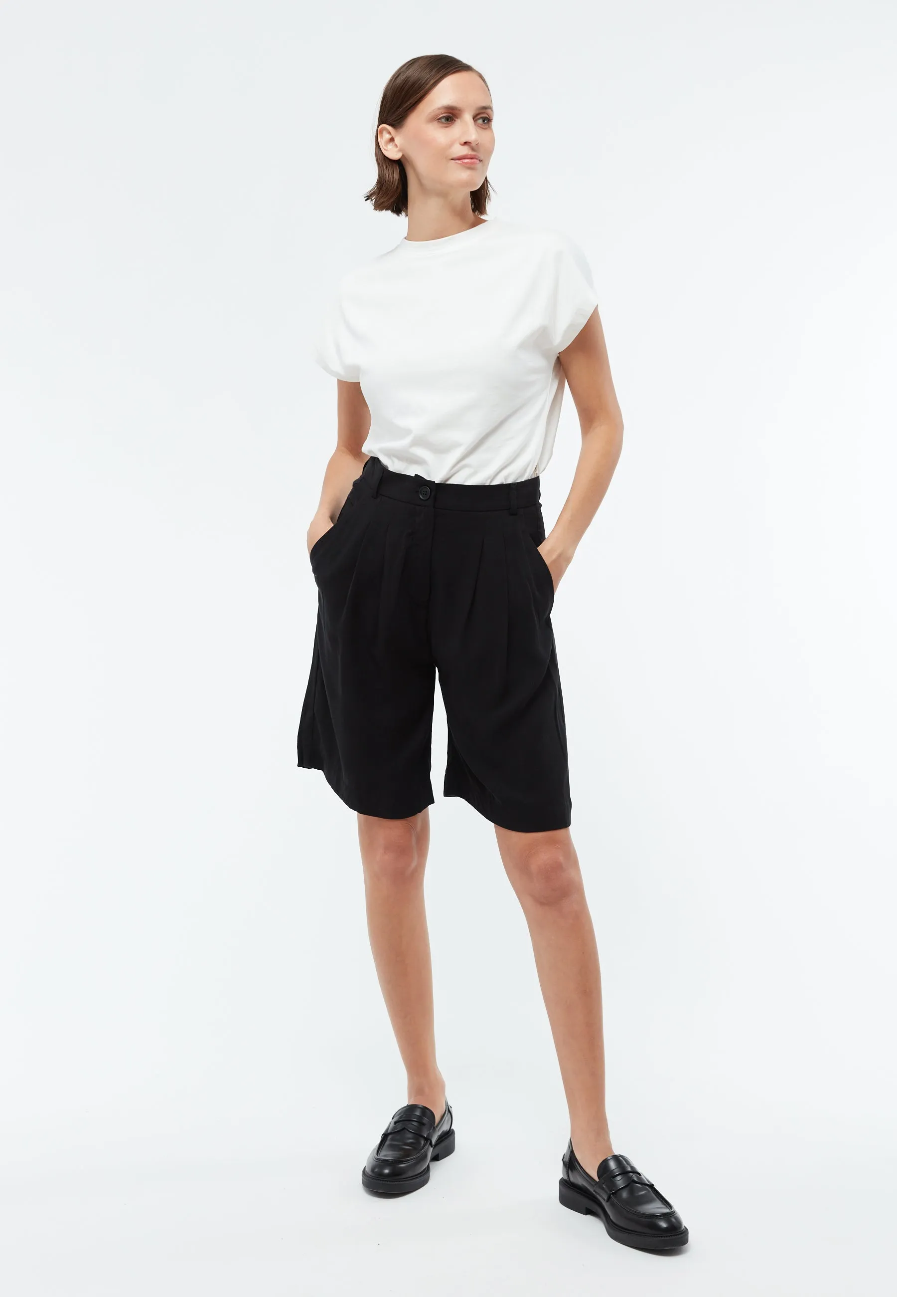 T-shirt GBLAILA Slim Fit Made From Organic Cotton - White Givn Berlin