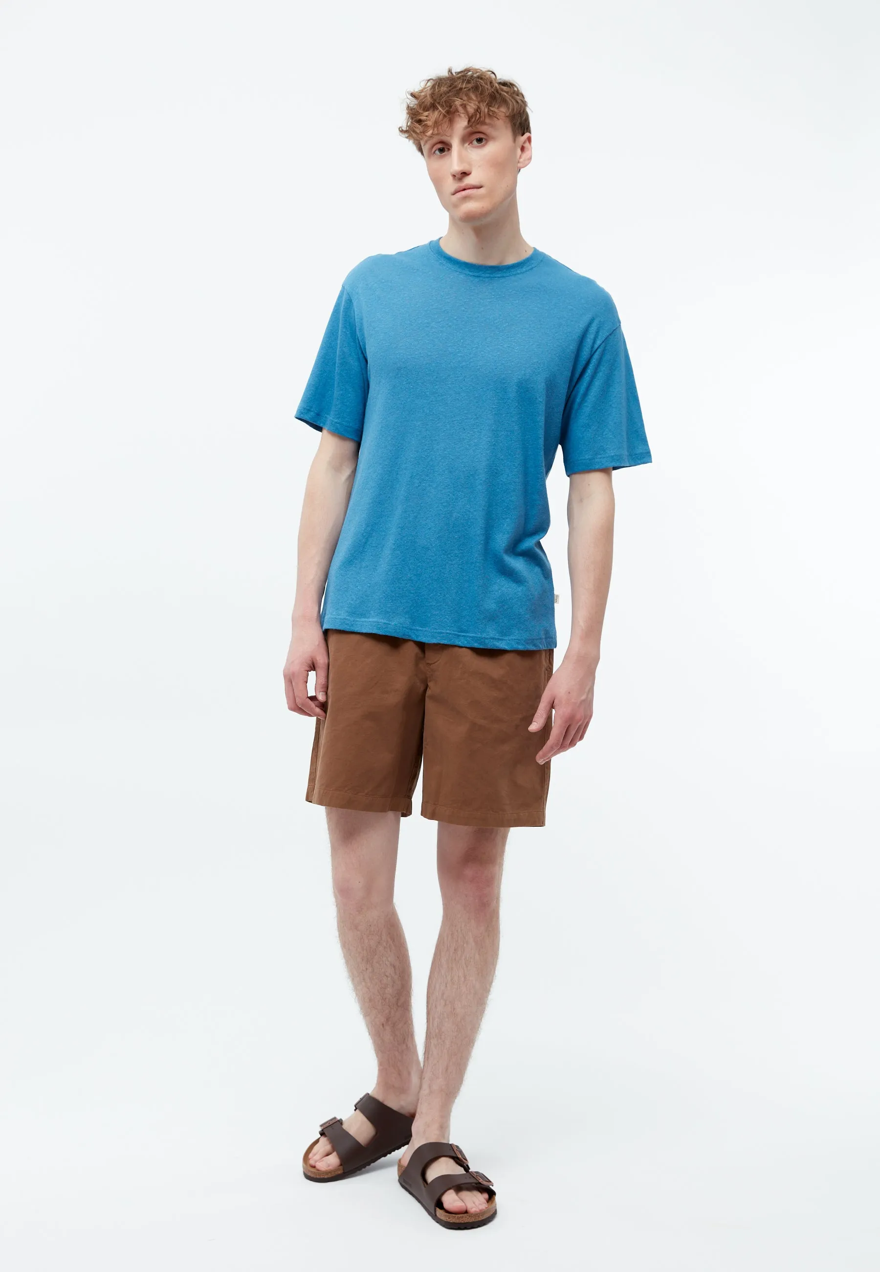 T-shirt GBLASSE made of cotton-linen MIx - Gentle Blue (Linen) Givn Berlin