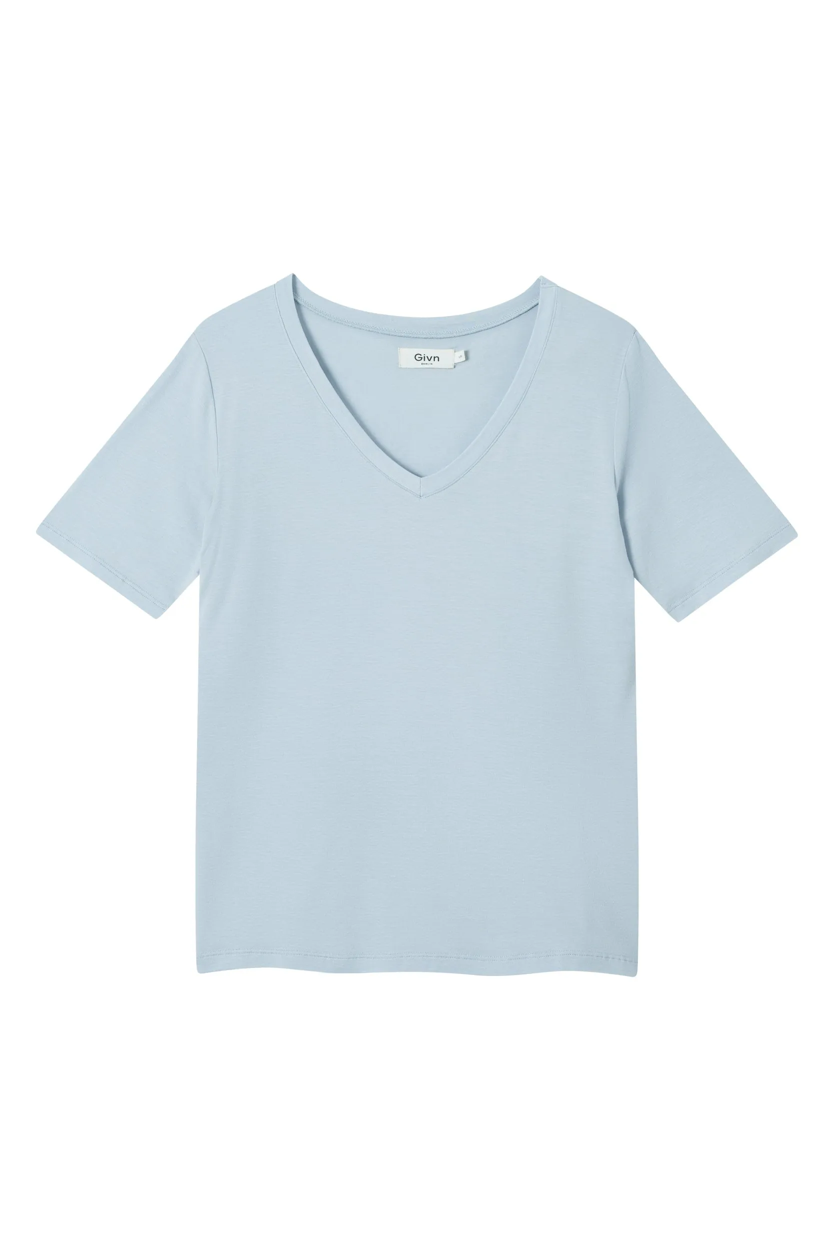 T-shirt JANE in TENCEL™ Lyocell - Misty Blue (Tencel) Givn Berlin