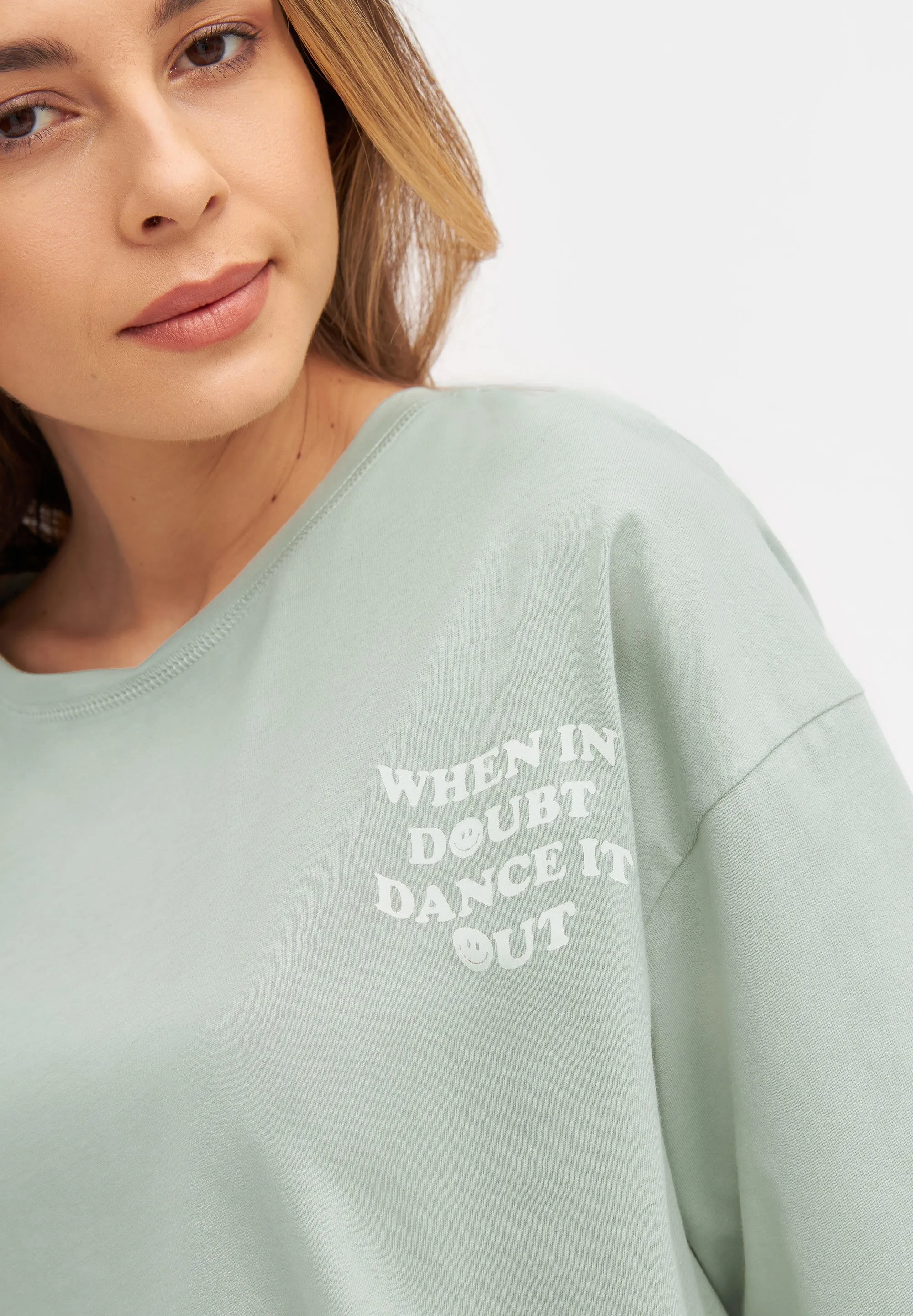 T-shirt JOLINA (Dance) organic cotton - Sage Givn Berlin