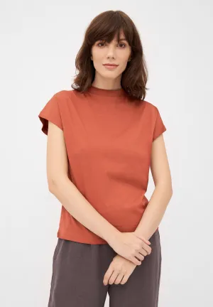 T-shirt LAILA organic cotton - Terracotta Givn Berlin