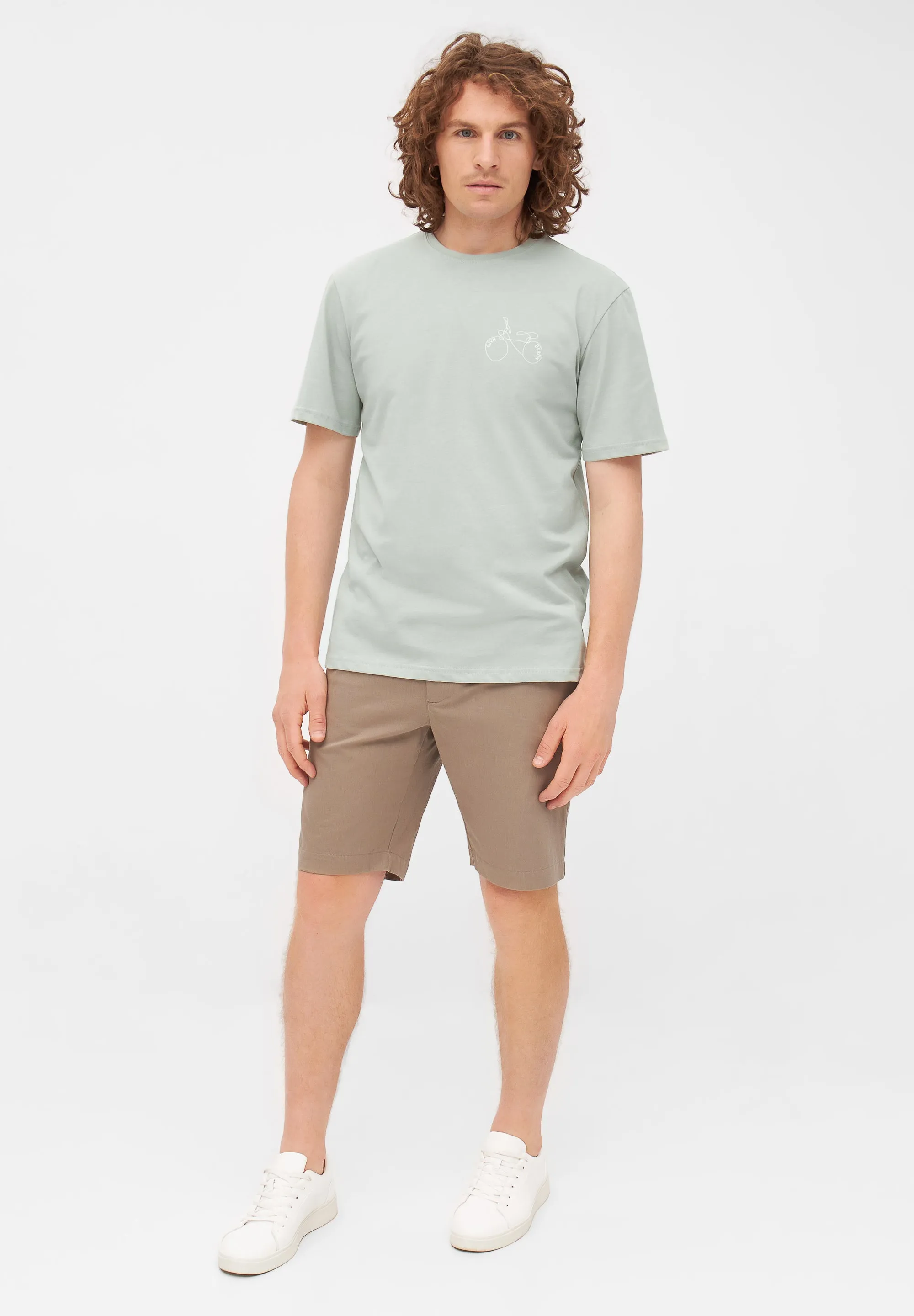 T-shirt LASSE (Bicycle) organic cotton - Sage Givn Berlin