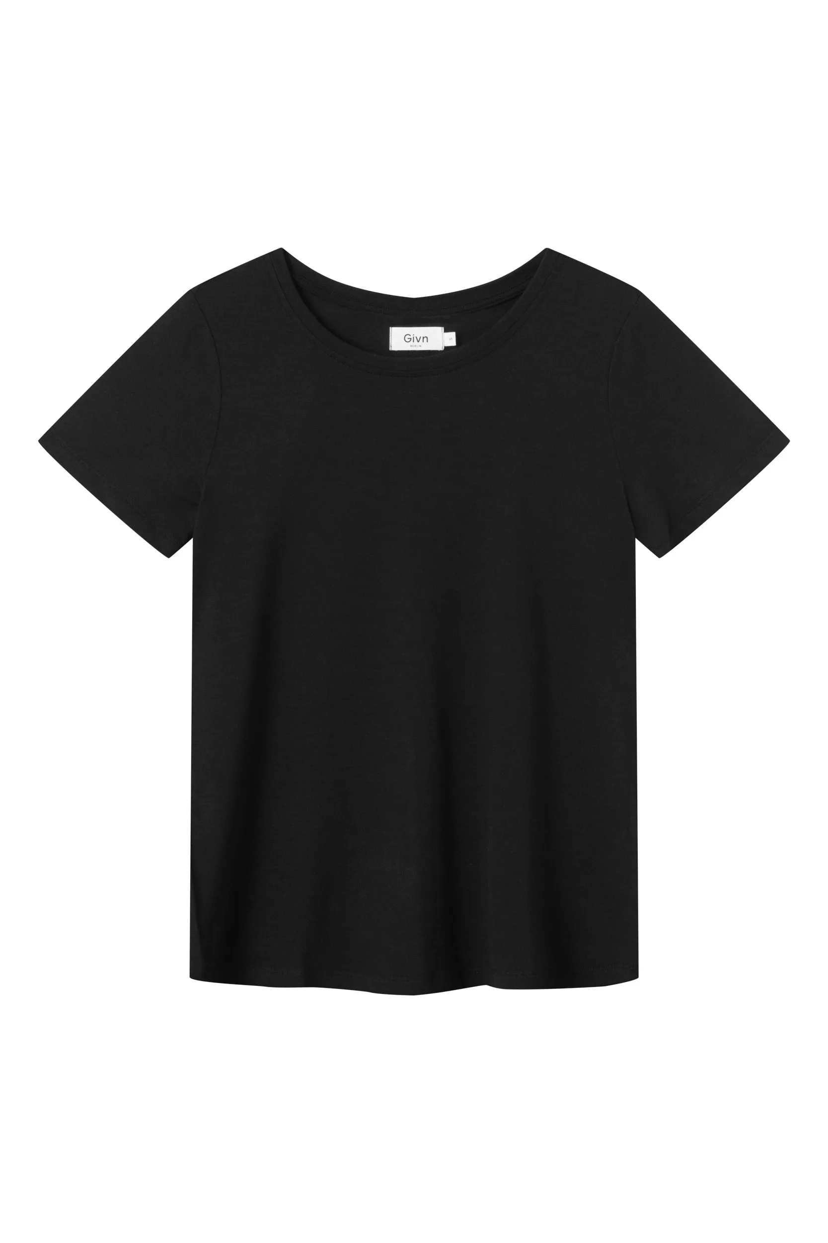 T-shirt LENA in TENCEL™ Lyocell - Black (Tencel) Givn Berlin