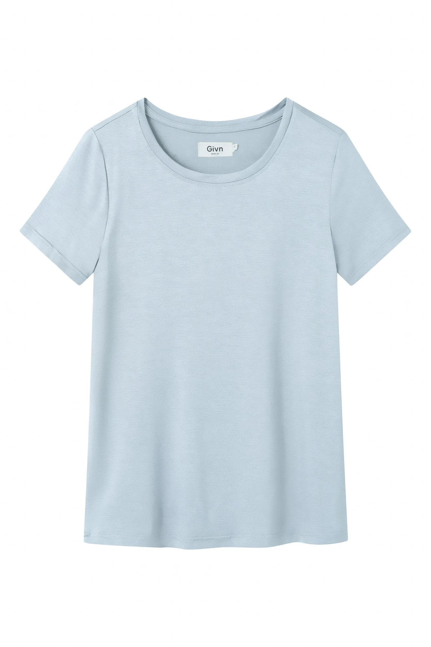 T-shirt LENA in TENCEL™ Lyocell - Misty Blue (Tencel) Givn Berlin
