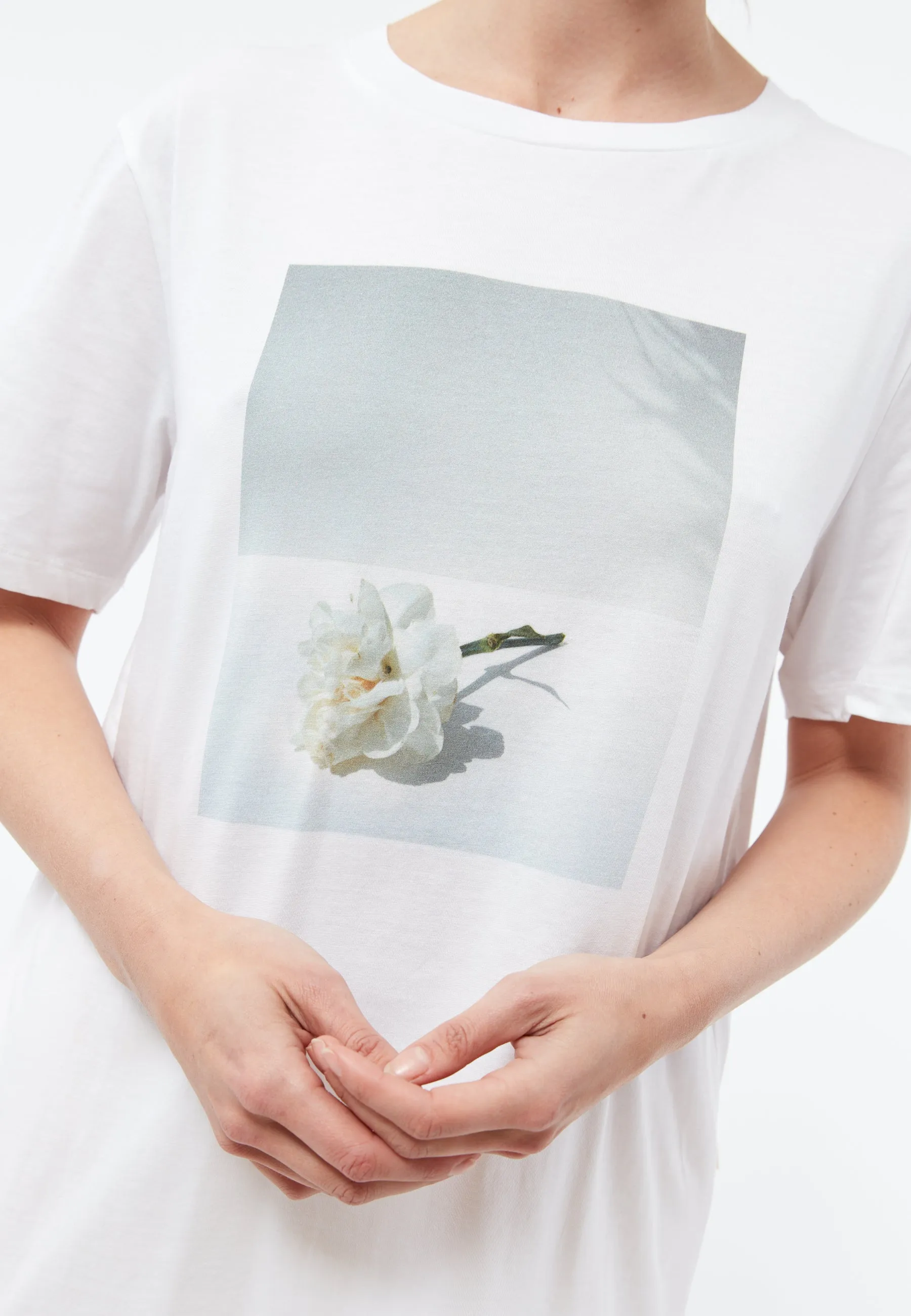 T-shirt MASHA (Rose) organic cotton - White Givn Berlin