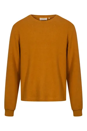 TABOR recycled cotton sweater - Mustard Givn Berlin