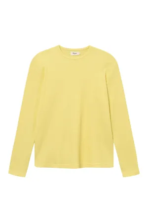 Textured Long Sleeve GBPITTIE Relaxed Fit Made From Organic Cotton - Lemon (Waffle) Givn Berlin