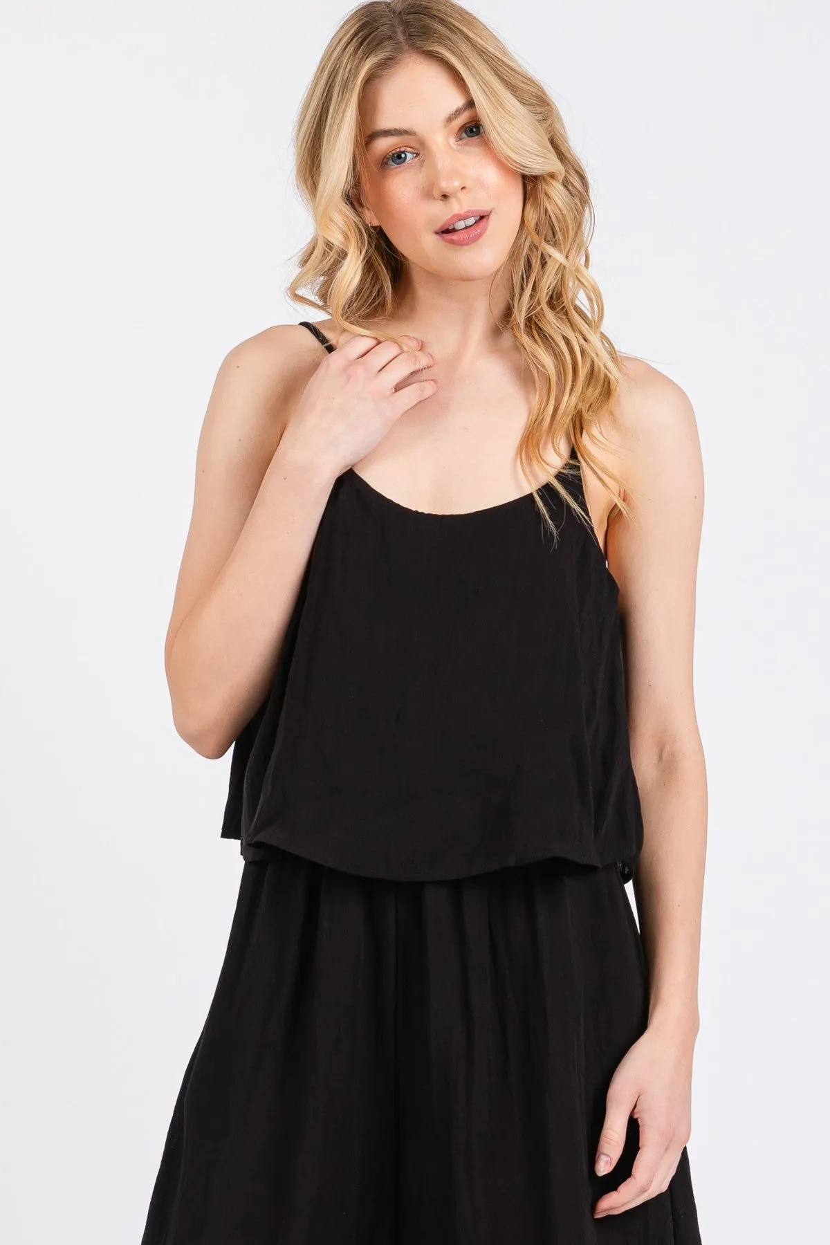 TIERED TOP JUMPSUIT