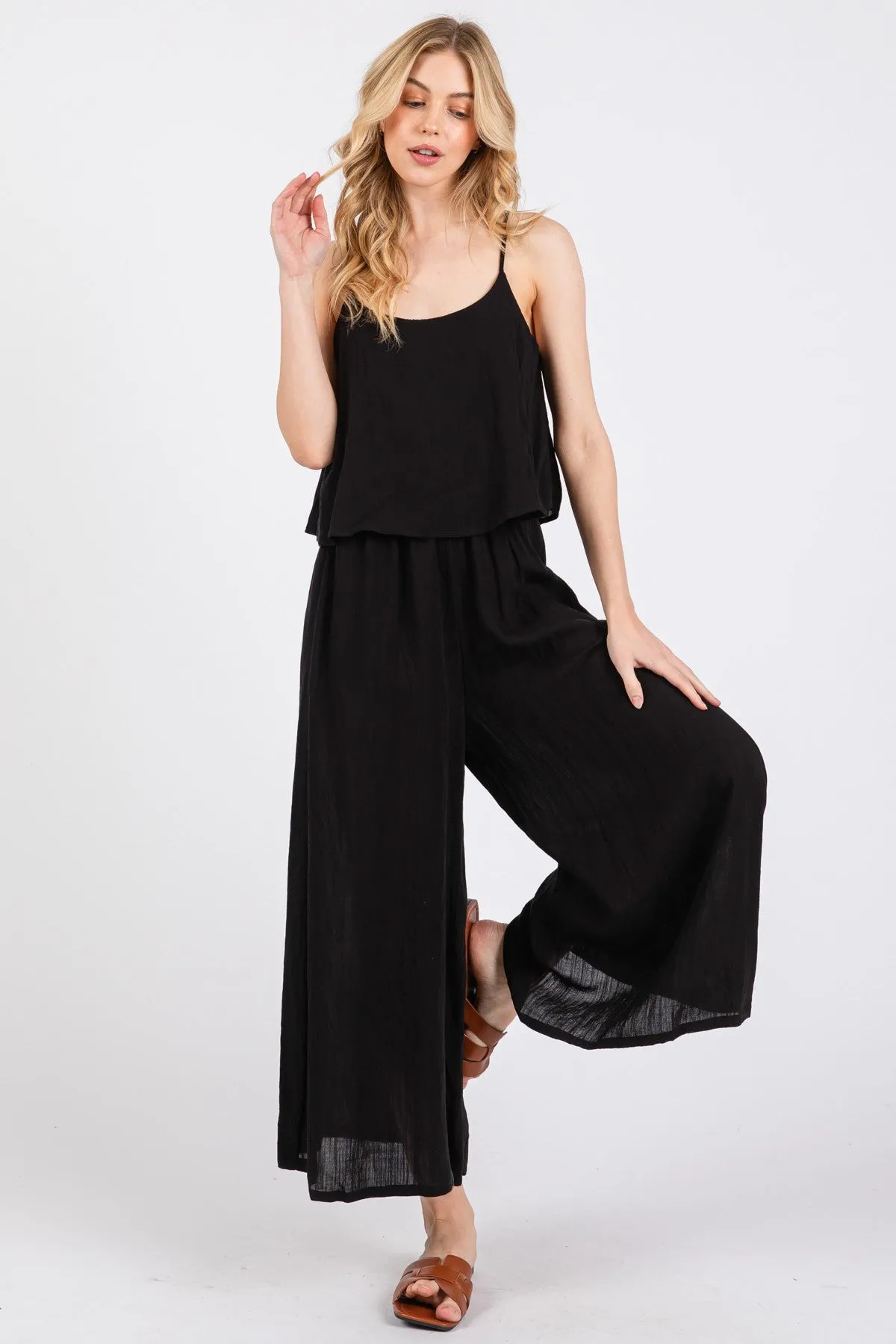 TIERED TOP JUMPSUIT