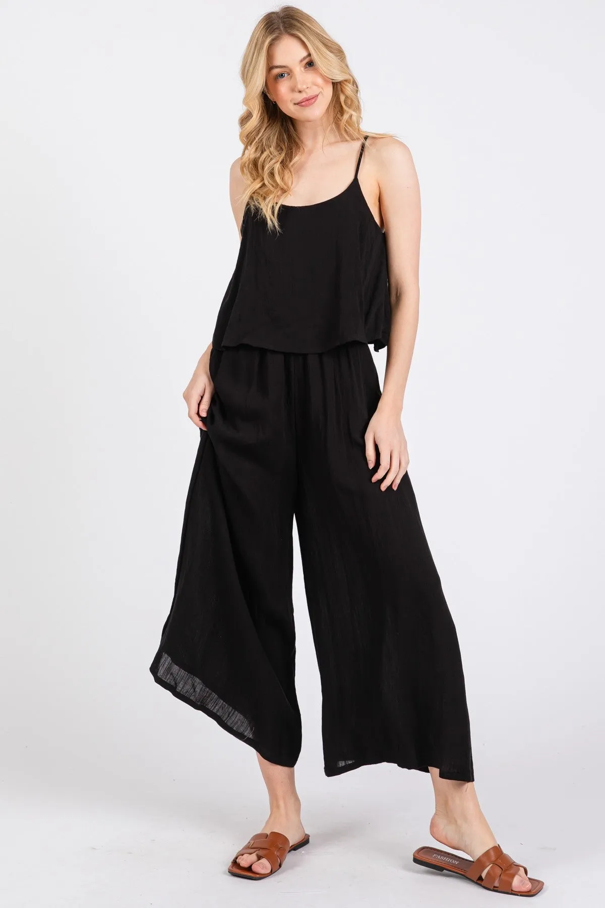 TIERED TOP JUMPSUIT