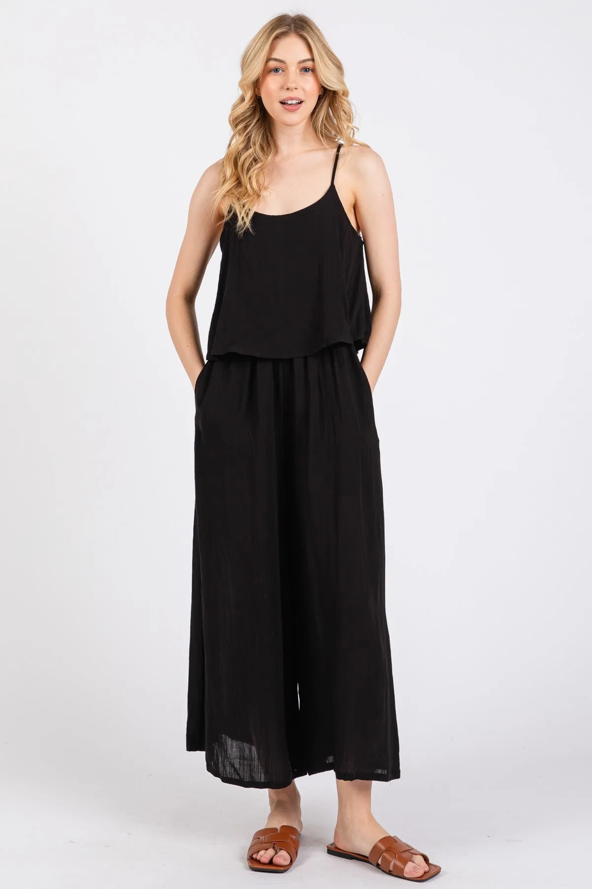 TIERED TOP JUMPSUIT