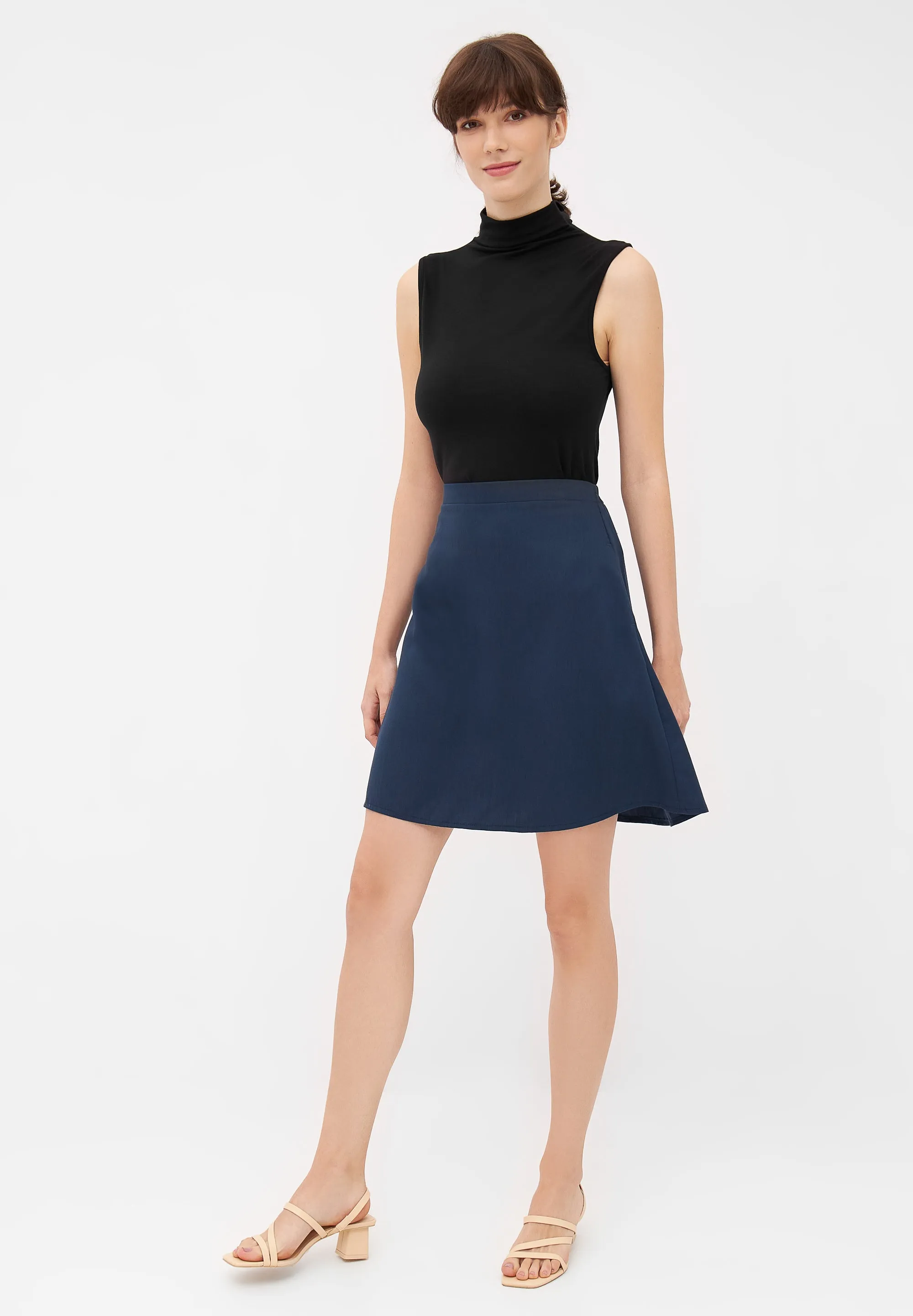 Top JANET in TENCEL™ Lyocell - Black (Tencel) Givn Berlin