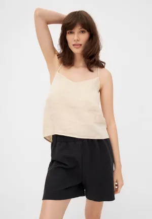 Top JULIE in linen - Beige (Linen) Givn Berlin
