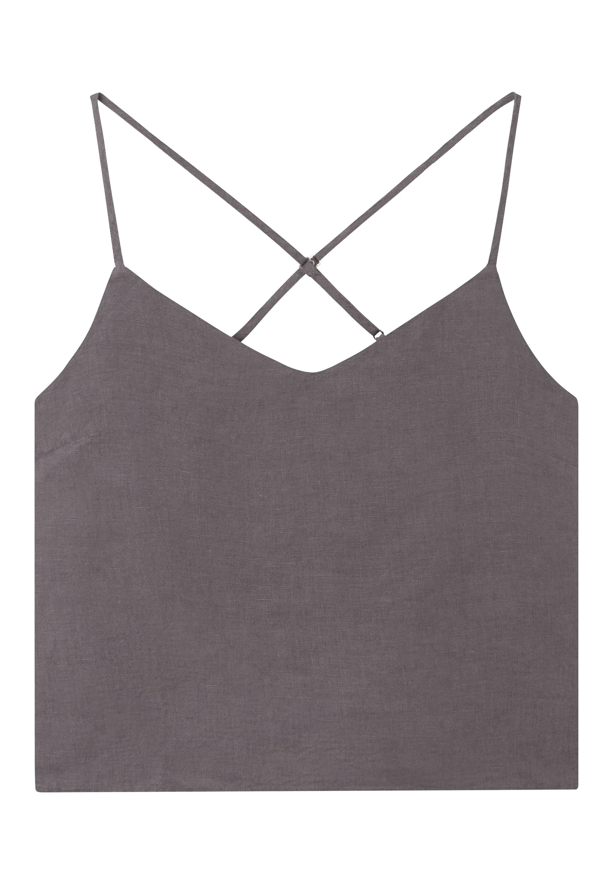 Top JULIE in linen - Taupe (Linen) Givn Berlin